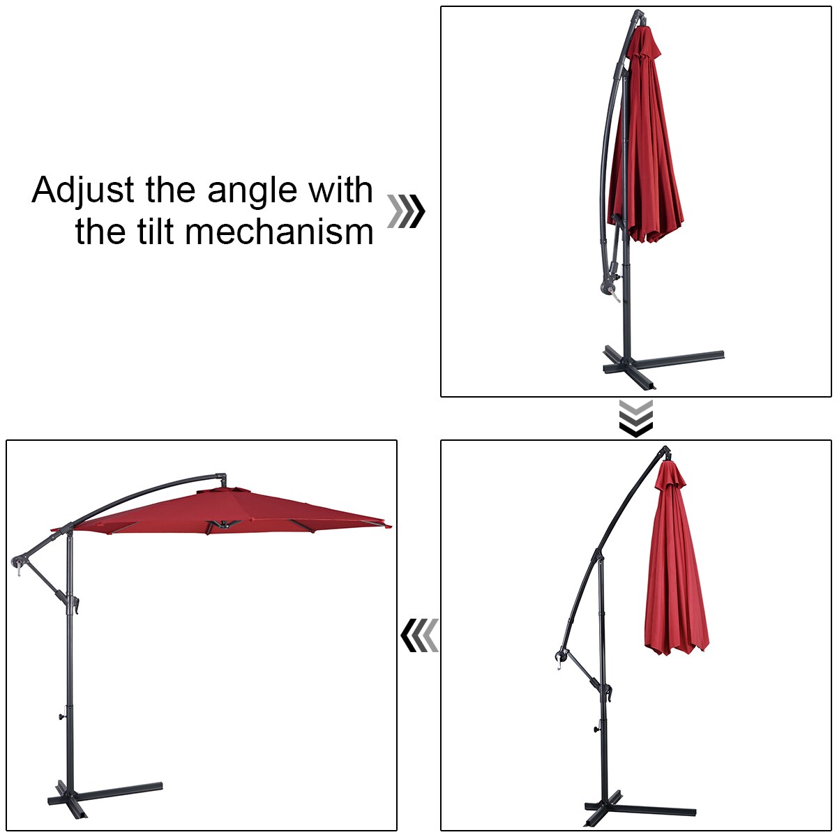 Costway OP2808BUG Umbrellas-2 - View #5