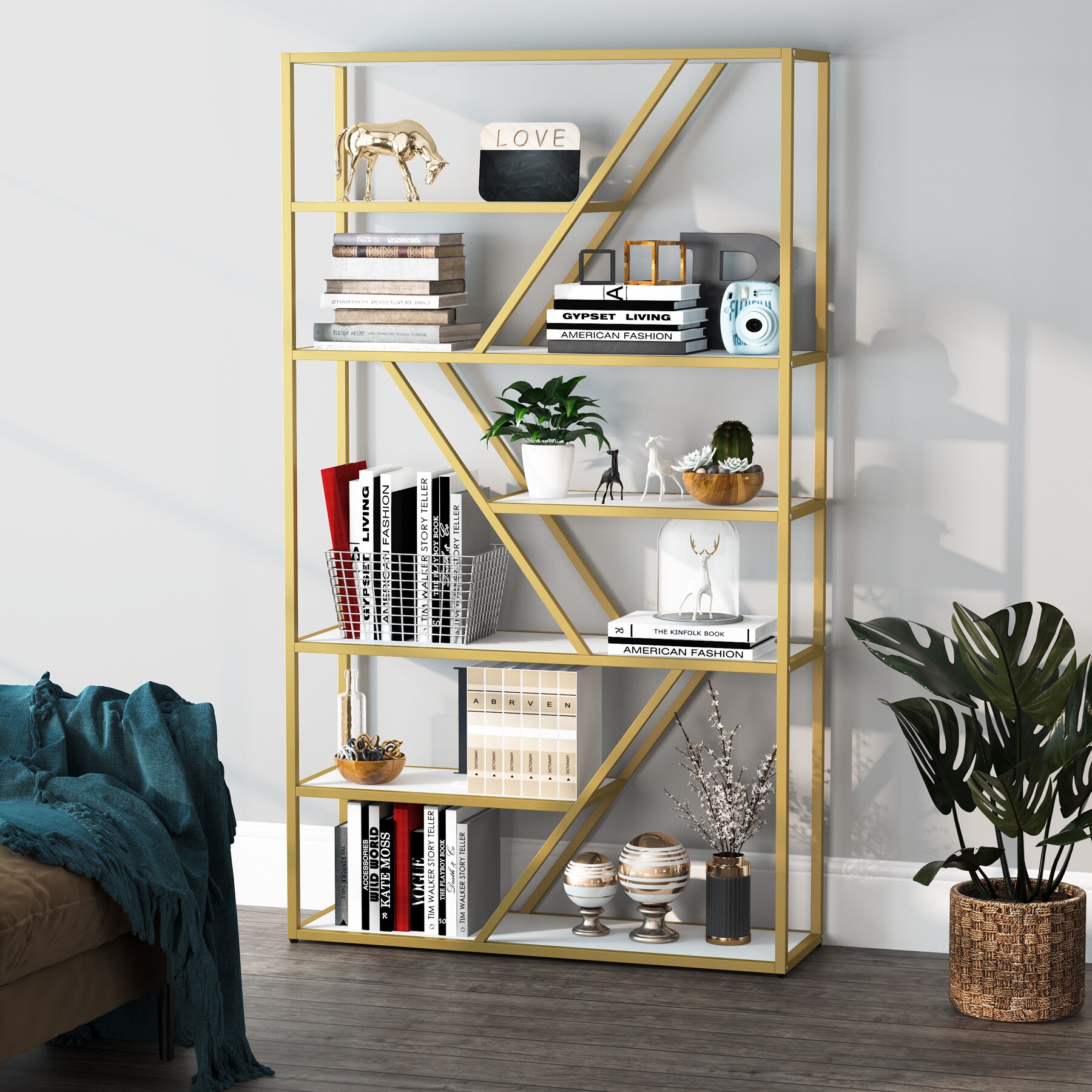 Tribesigns HOGA-CJ159 bookcases - View #2