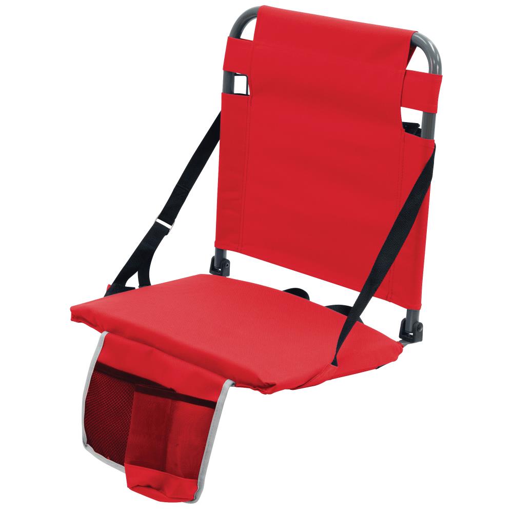 Stadium Boss Stadium Seat Reclining Bleacher Chair Folding - Orange