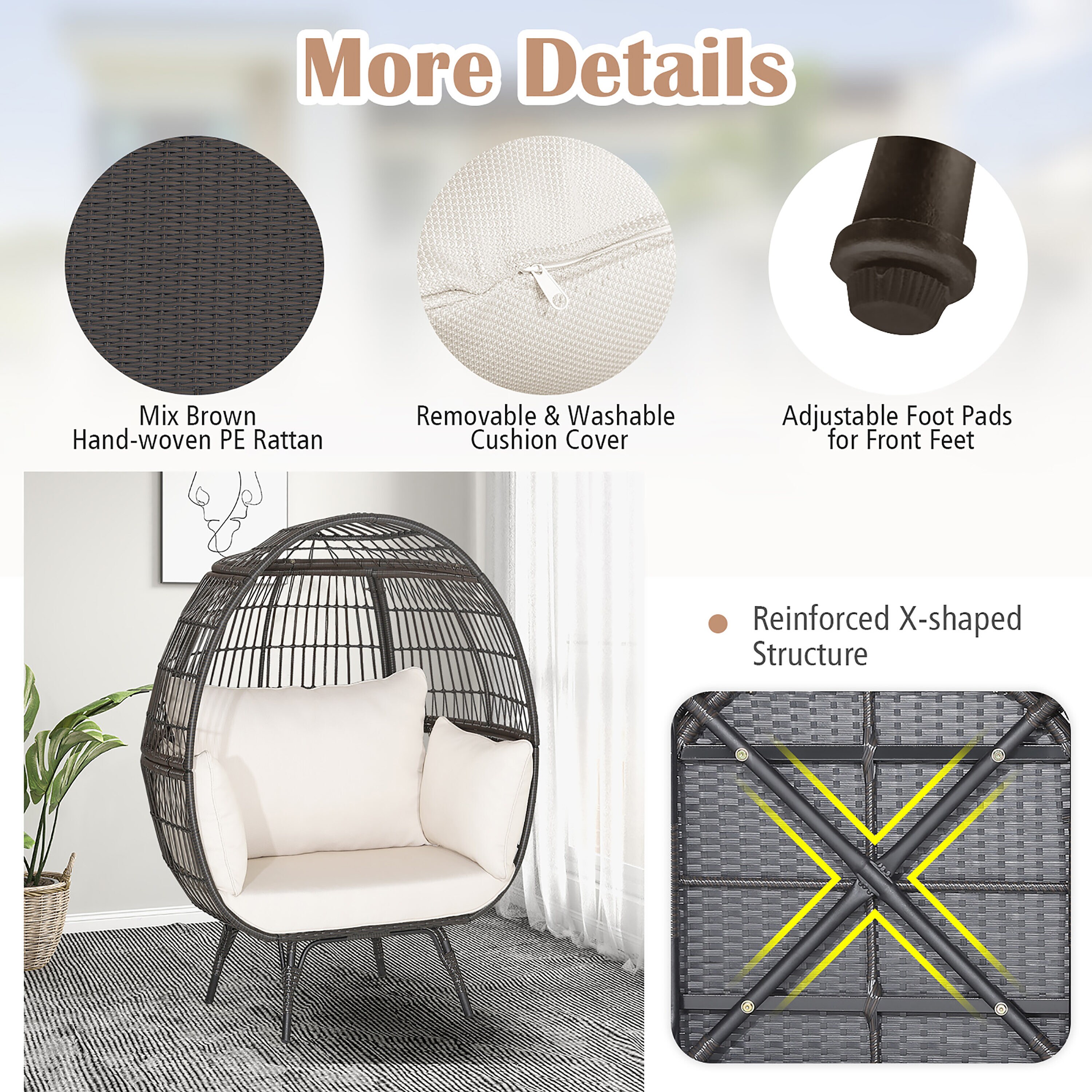 Costway HW70715+ Patio-Chairs - View #3