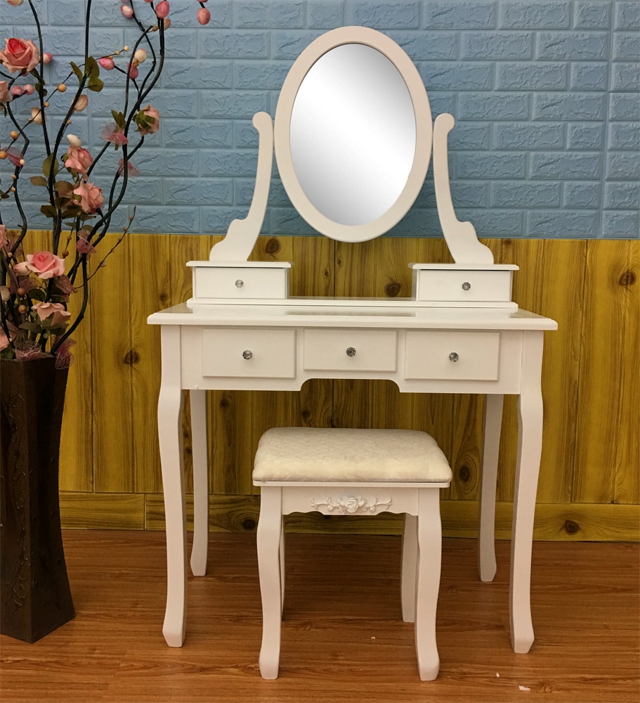 Winado 951236181912 31.5-in White Makeup Vanity
