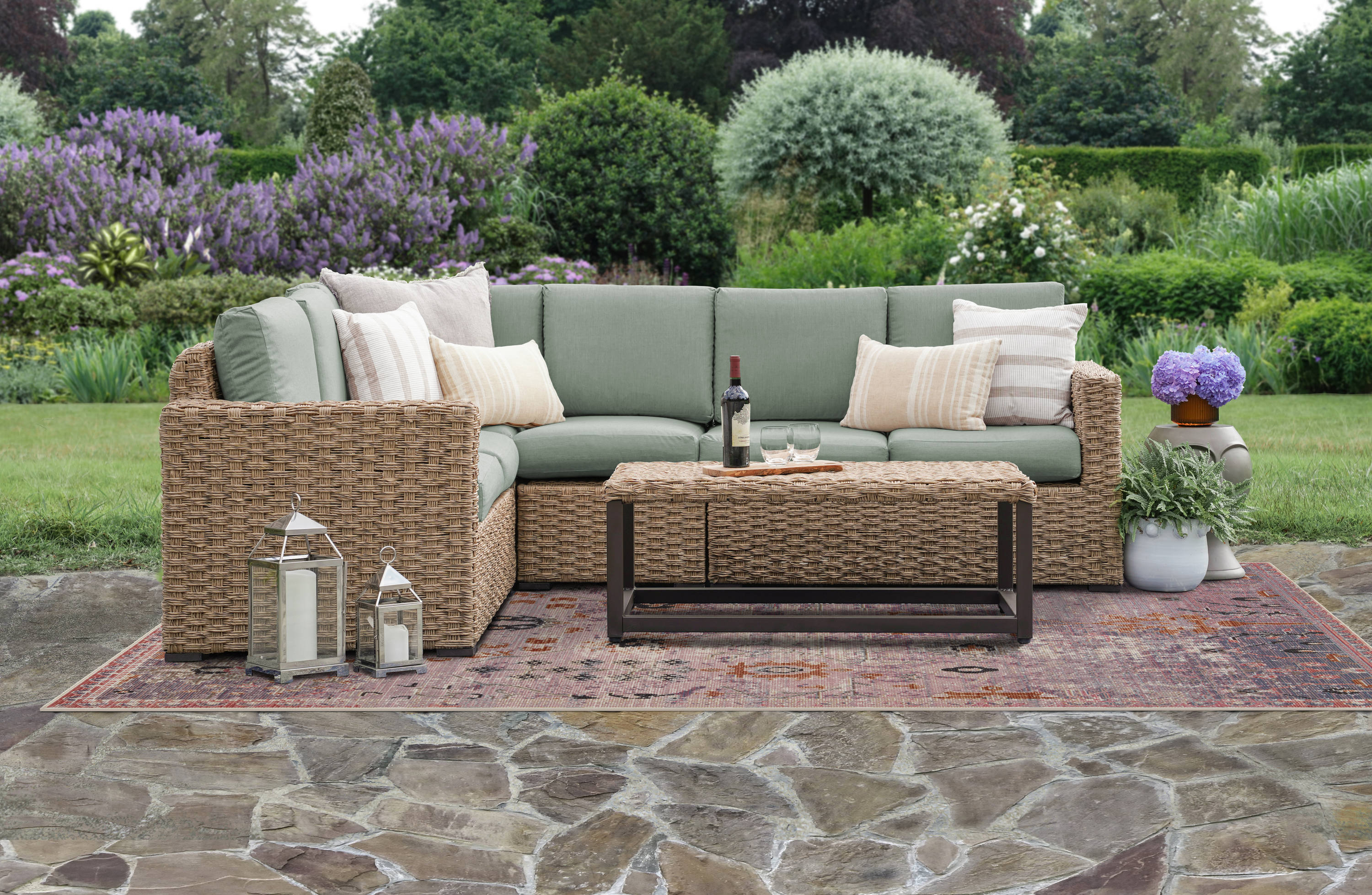 Sunbrella store patio sectional