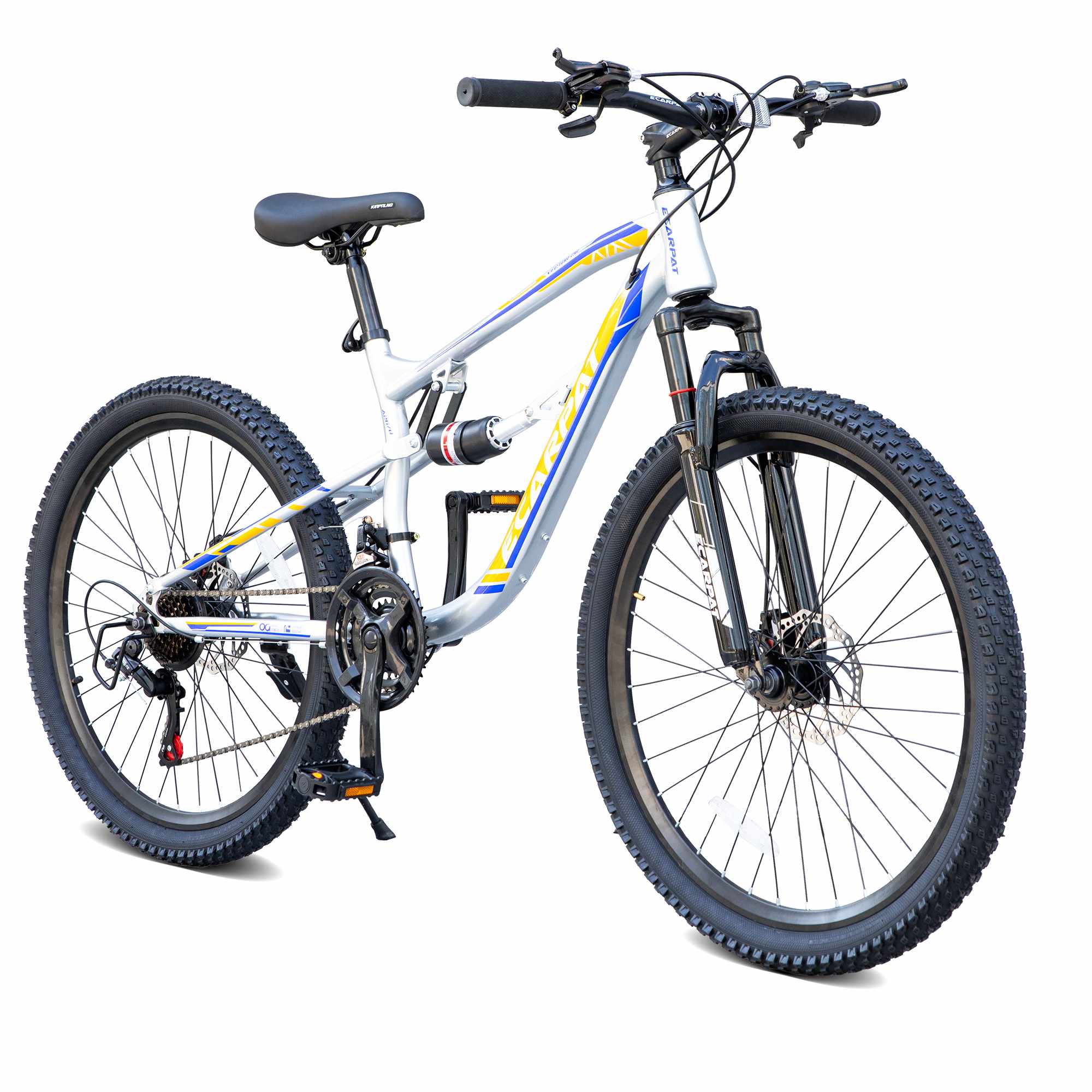 Ama Pear Full Suspension 26 inch MTB for Men and Women 21-Speed with Alloy Rims