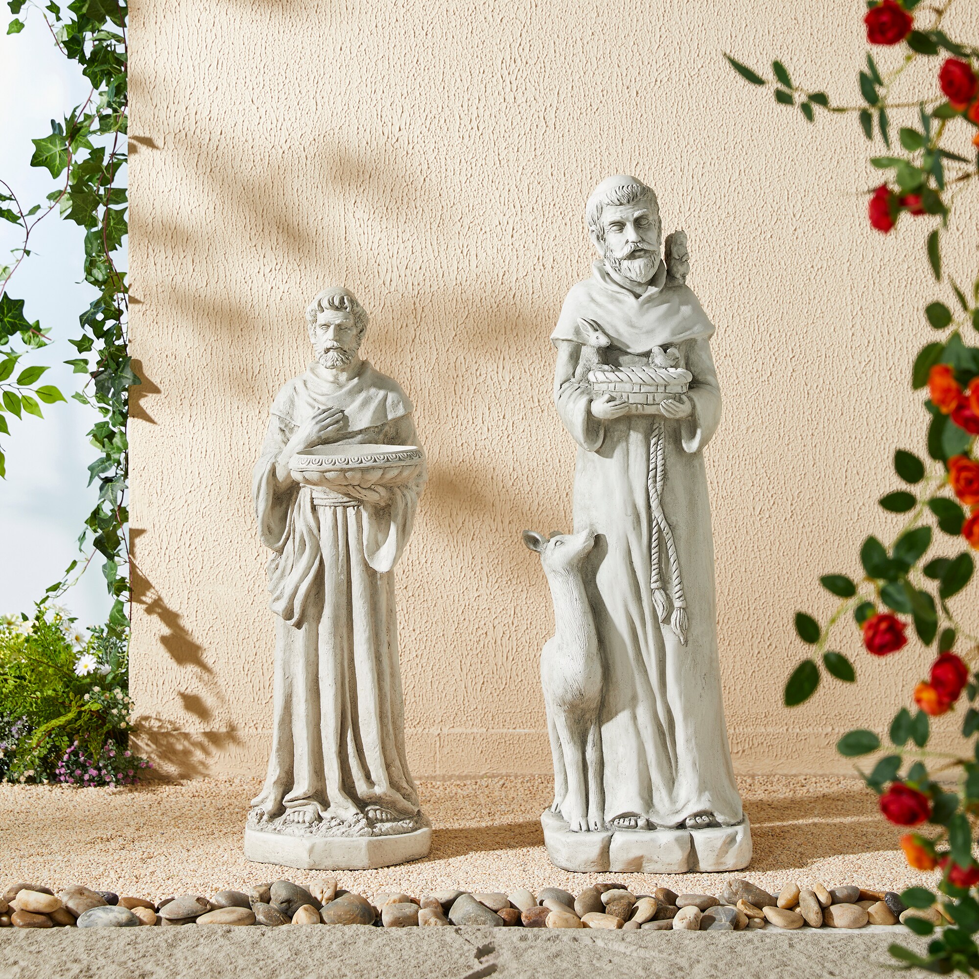 Glitzhome 2025400026 Garden-Statue - View #6