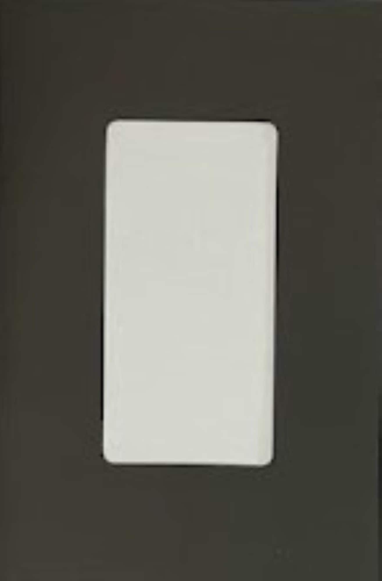 Switch Ups 100013 Insert 1 -Gang Jumbo Size Magnetic Black Polyresin Indoor Decorator Wall Plate