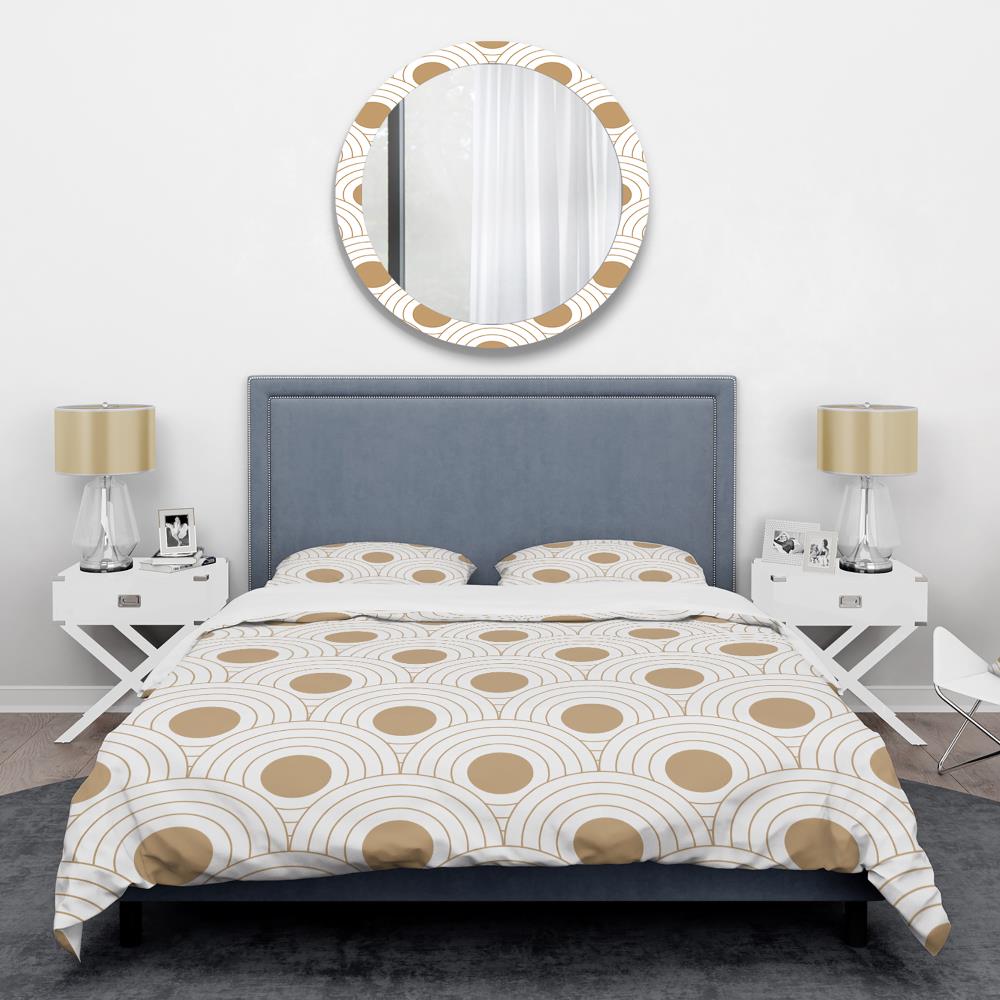 Designart BED24359-Q 3 -Piece White Queen Duvet cover Set