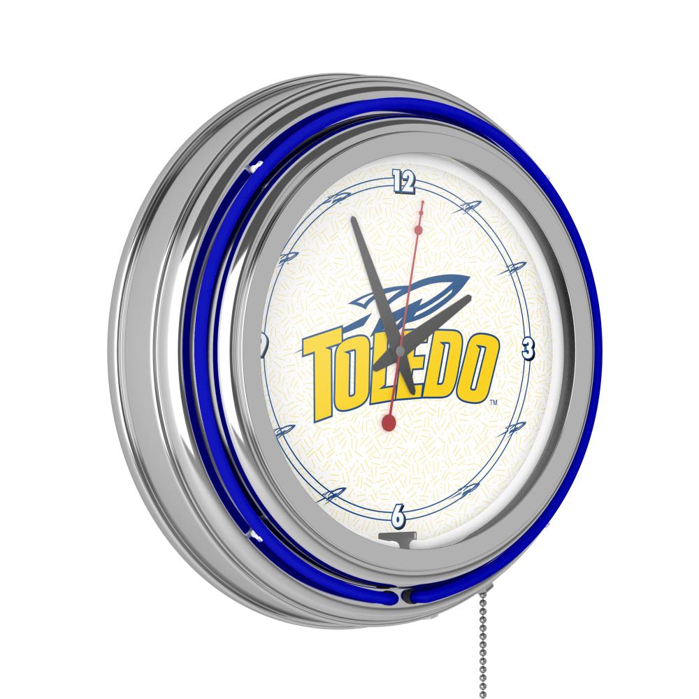 Trademark Gameroom CLC1400-UTDO Toledo Rockets Clocks Analog Round Wall