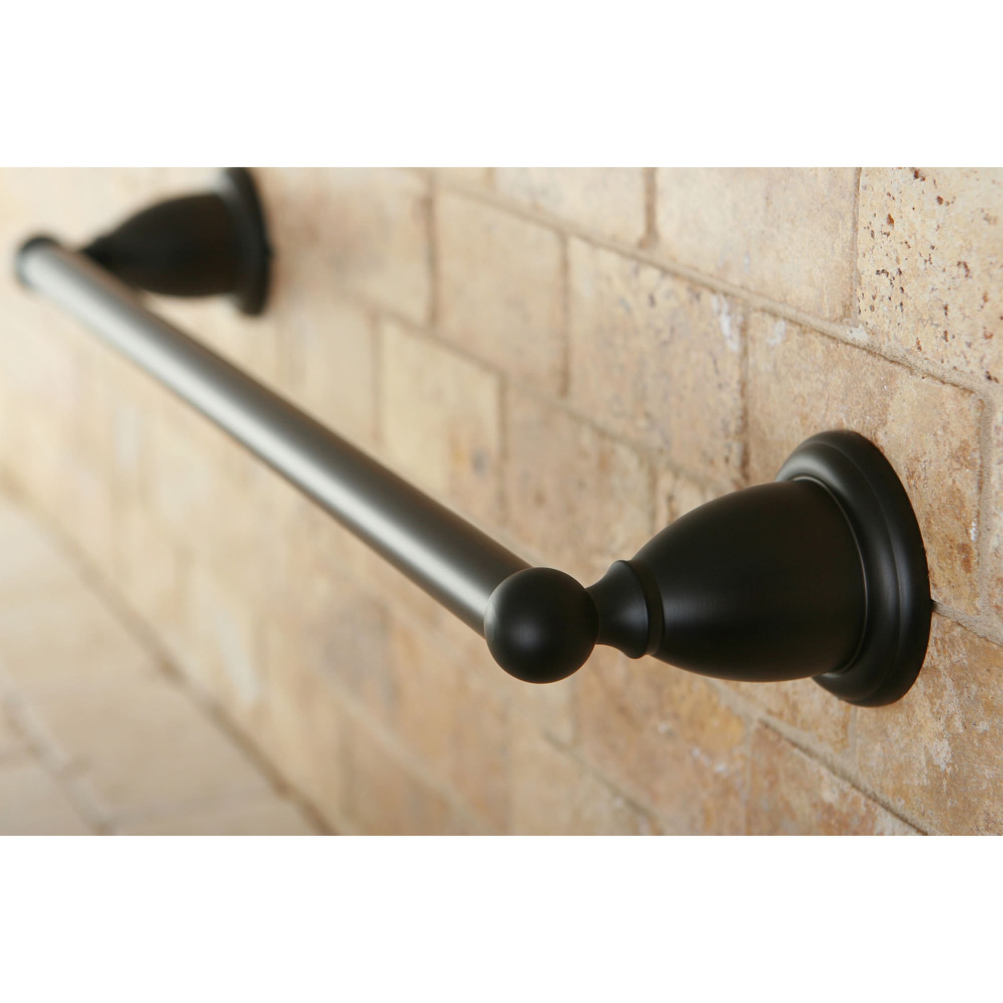 Elements of Design EBA1752ORB Heritage 18-in Oil-rubbed bronze Wall mount Single Towel Bar