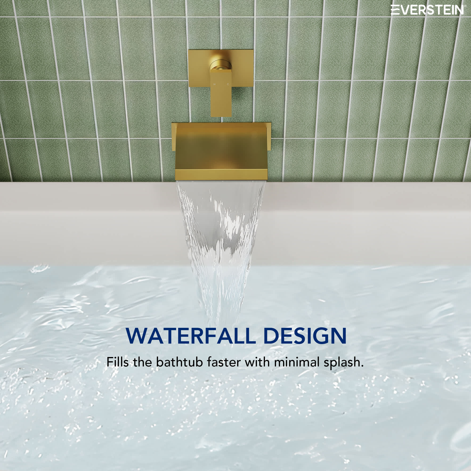 EVERSTEIN SFS-1110-GD Roman-Tub-Faucets - View #5