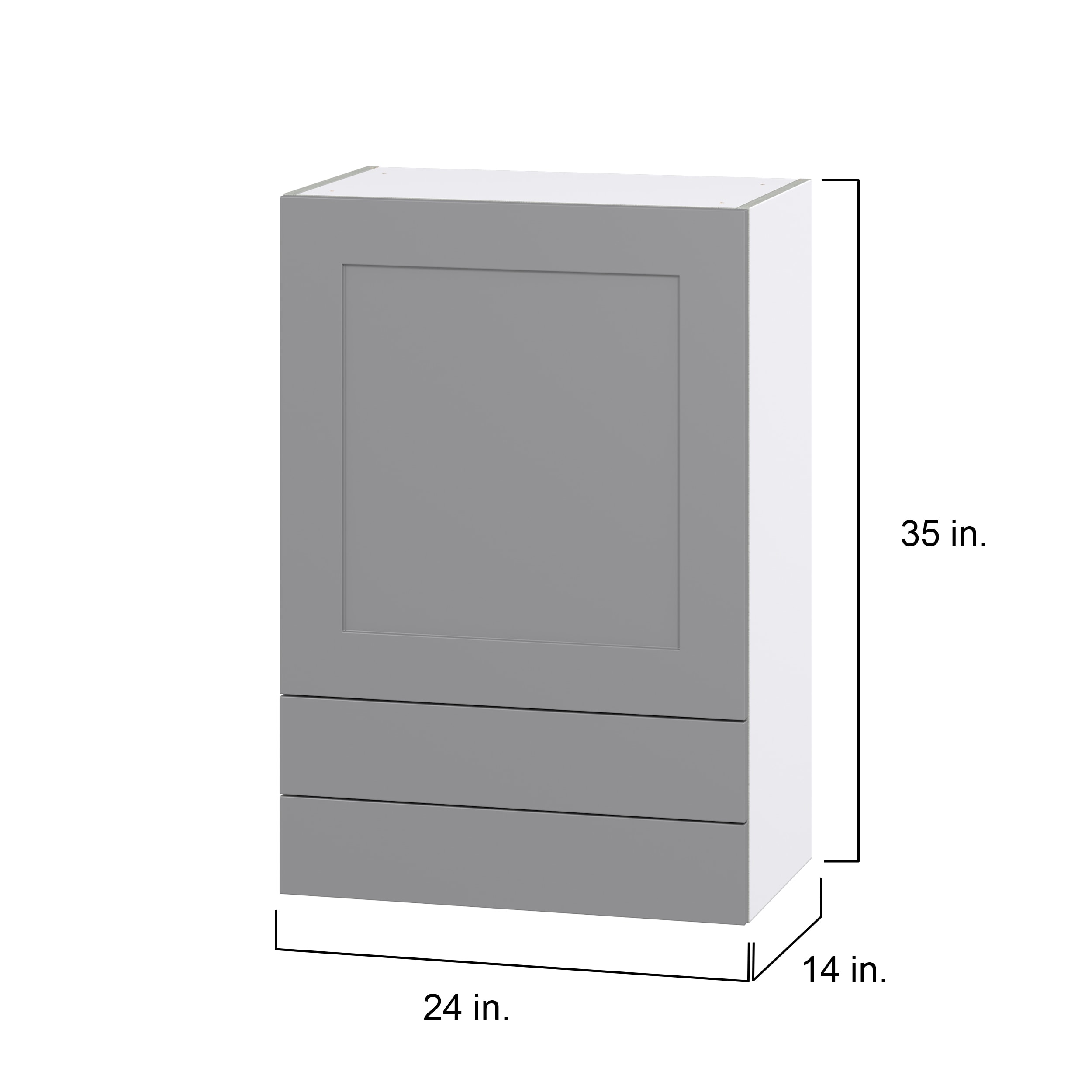Hugo&Borg DSW2435B(L/R)-BM Cabinets-Kitchen - View #4