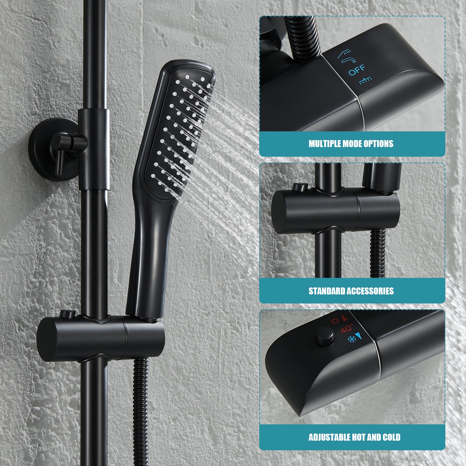 Flynama RB-QY-0759 Showerhead-Bar-Panels - View #7