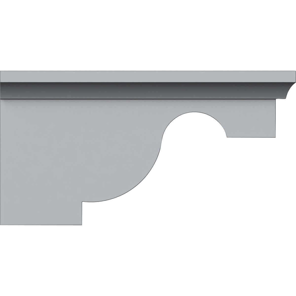 Ekena Millwork BKT08X11X06DU Exterior-Brackets-Braces - View #4