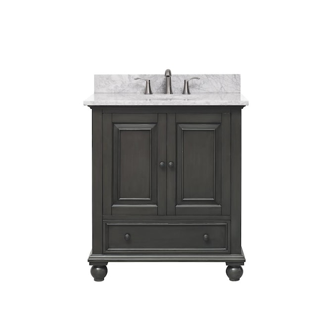 Avanity Thompson 31 In Charcoal Glaze, 31 Inch Bathroom Vanity Without Sink
