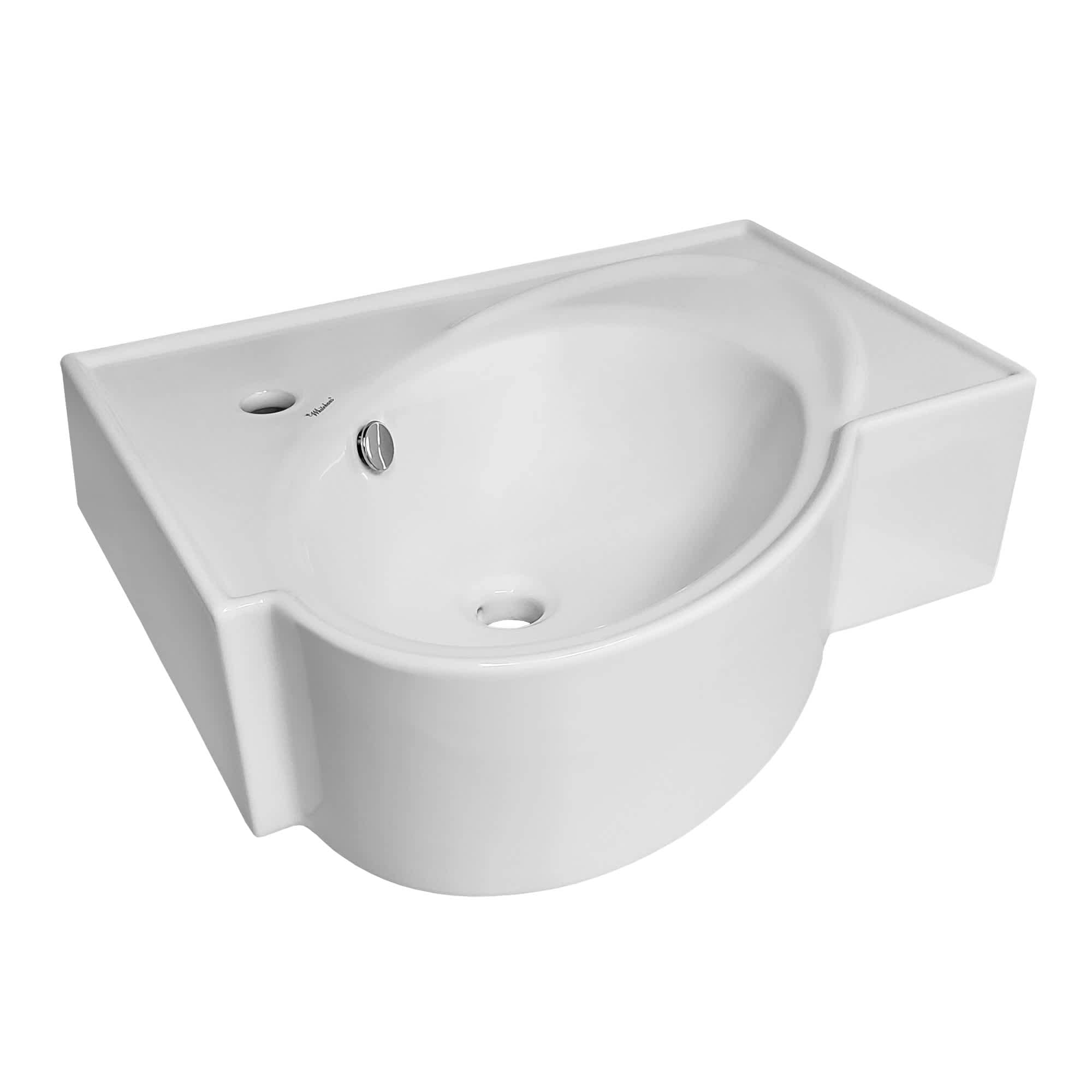 Whitehaus Collection WHKN1129 Isabella Collection Rectangular Wall Mount Bathroom Basin