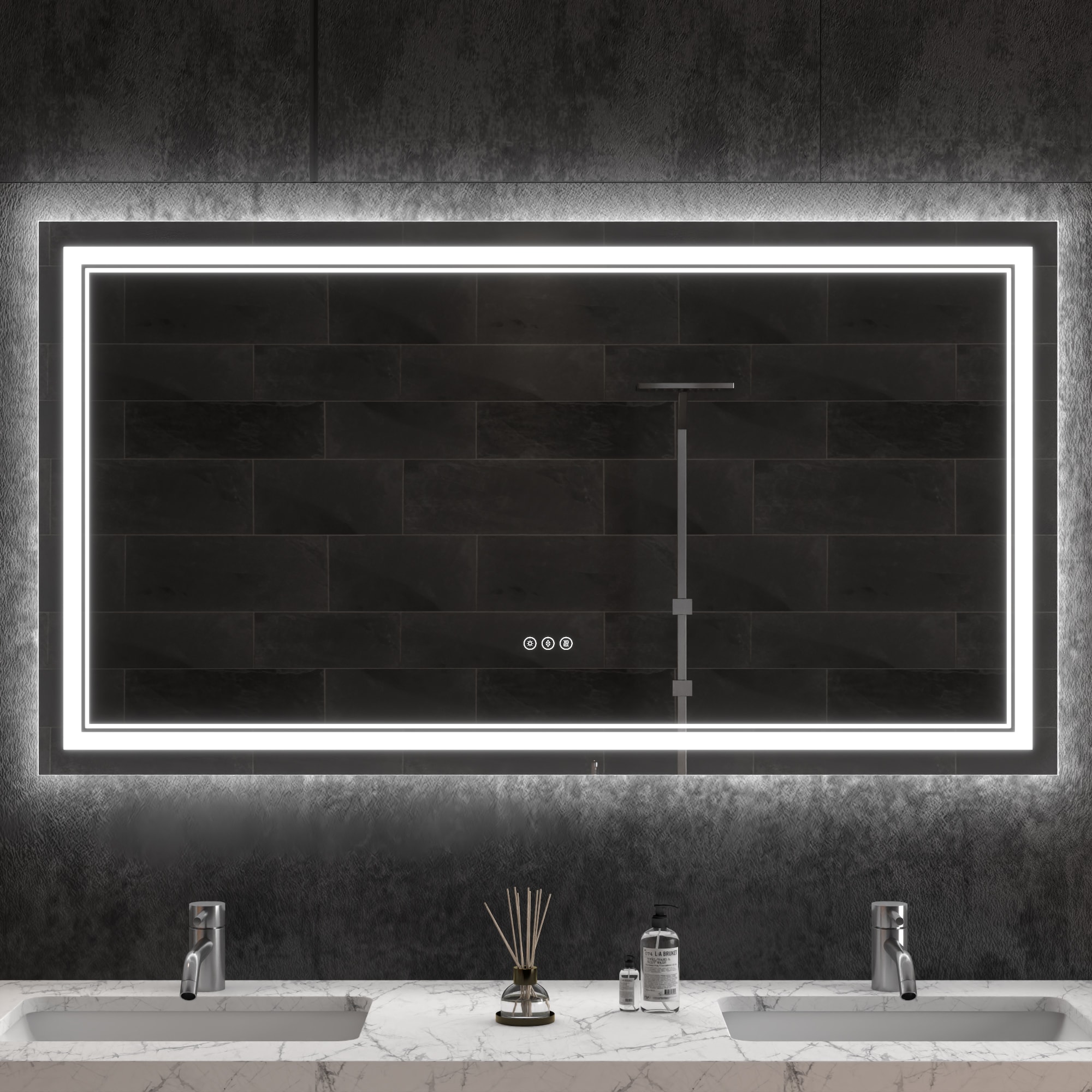 ExBrite JQBM4836FB3 Framed-Bath-Mirrors - View #13