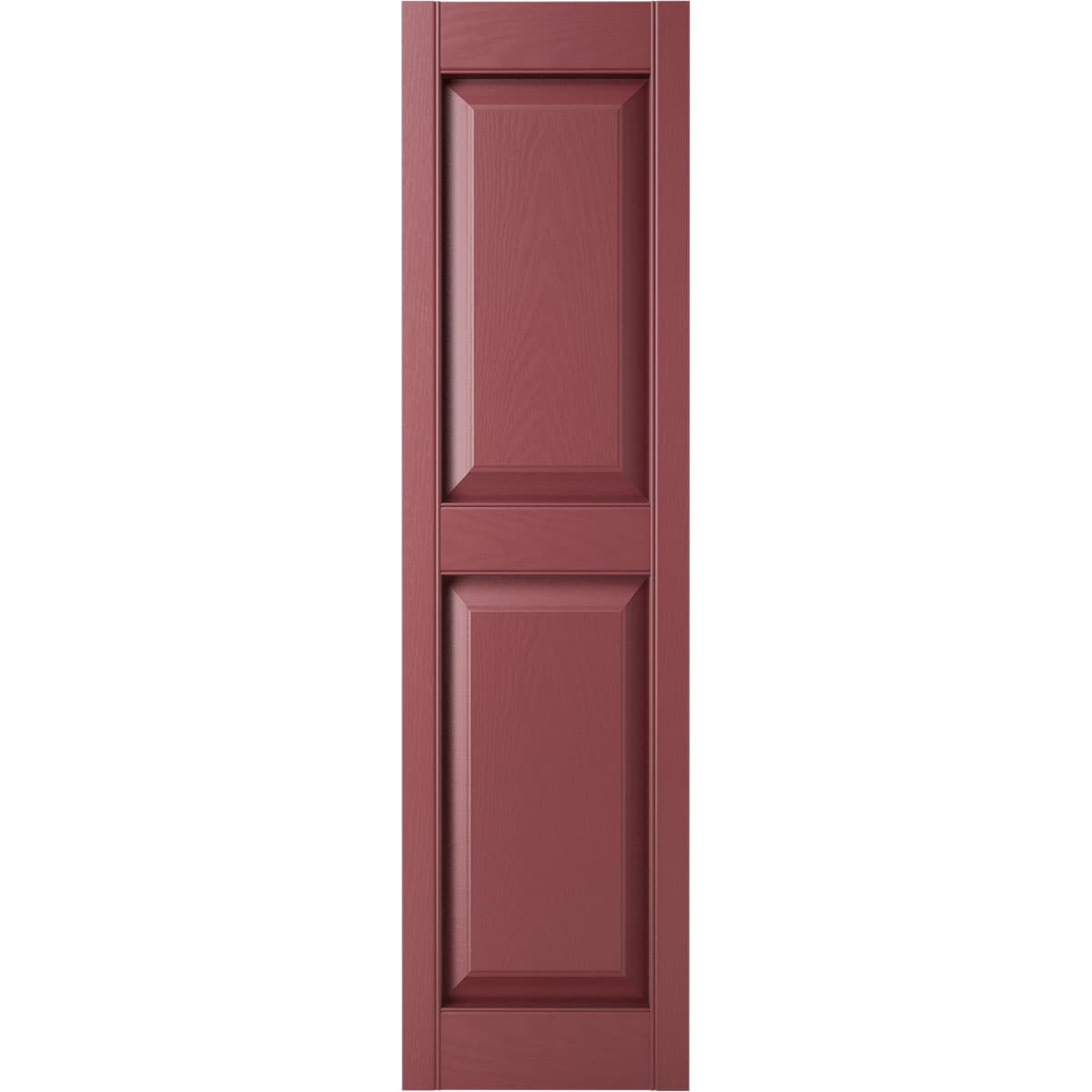 Ekena Millwork LP2S12X05500WN 12-in W x 55-in H Wineberry Raised panel Exterior Shutters ( 2 -Pack )