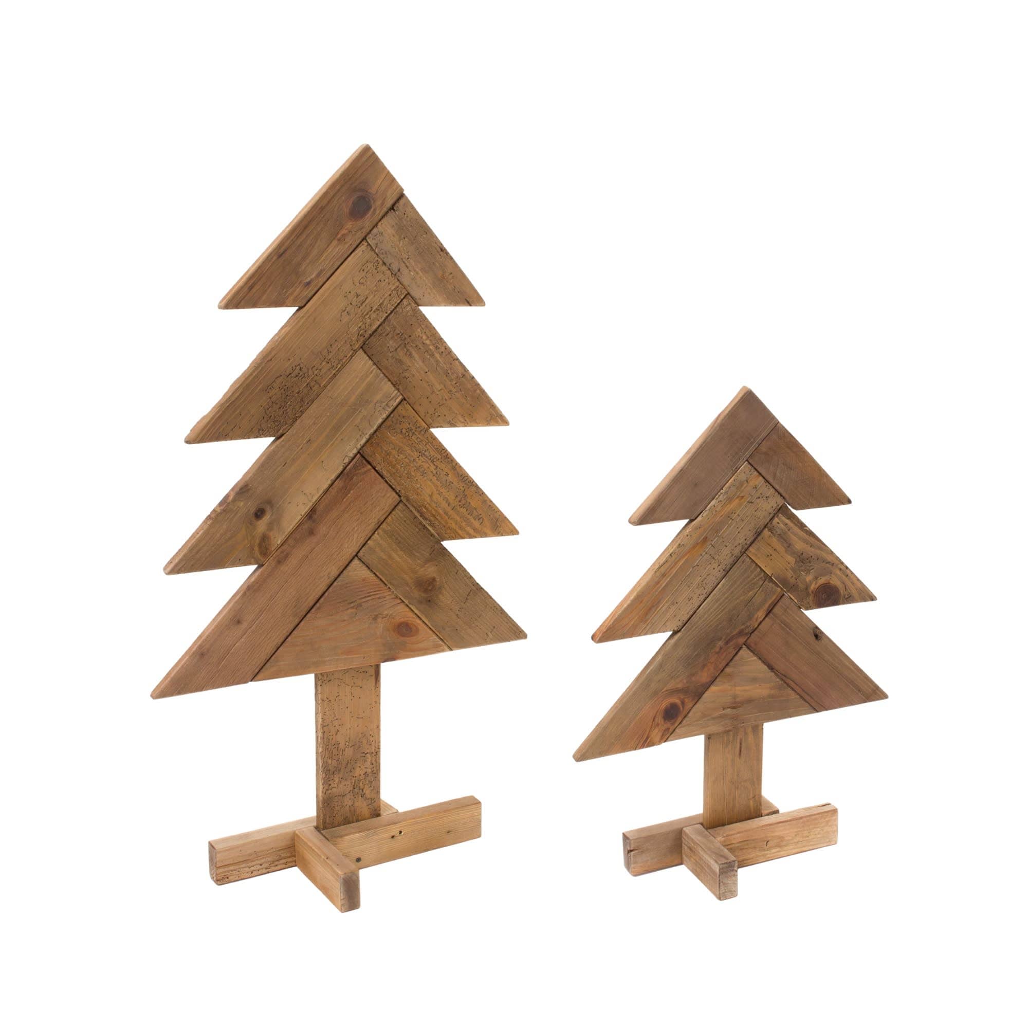 Melrose International 86379DS Tree (Set of 2) 27H 39H Wood