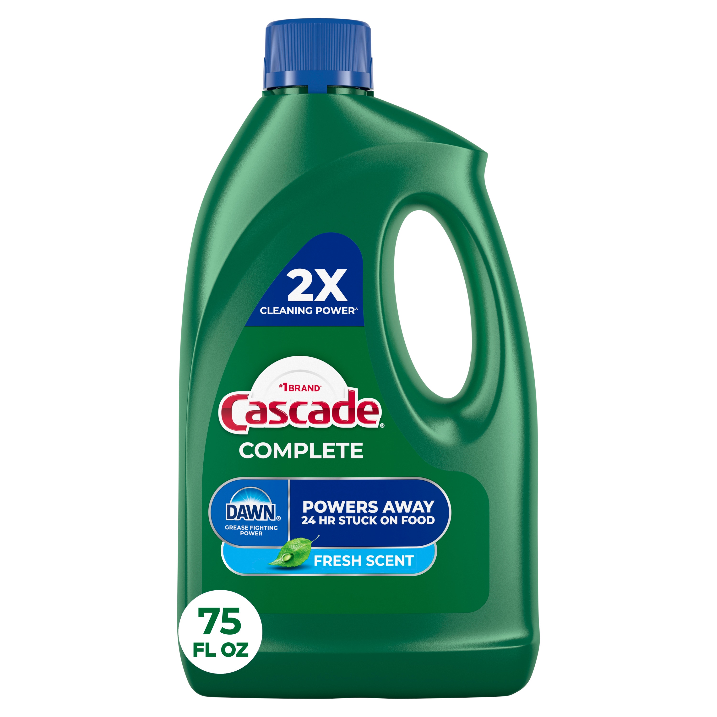 Cascade 3700033840 Complete 75 -fl oz Fresh Scent Dishwasher Detergent
