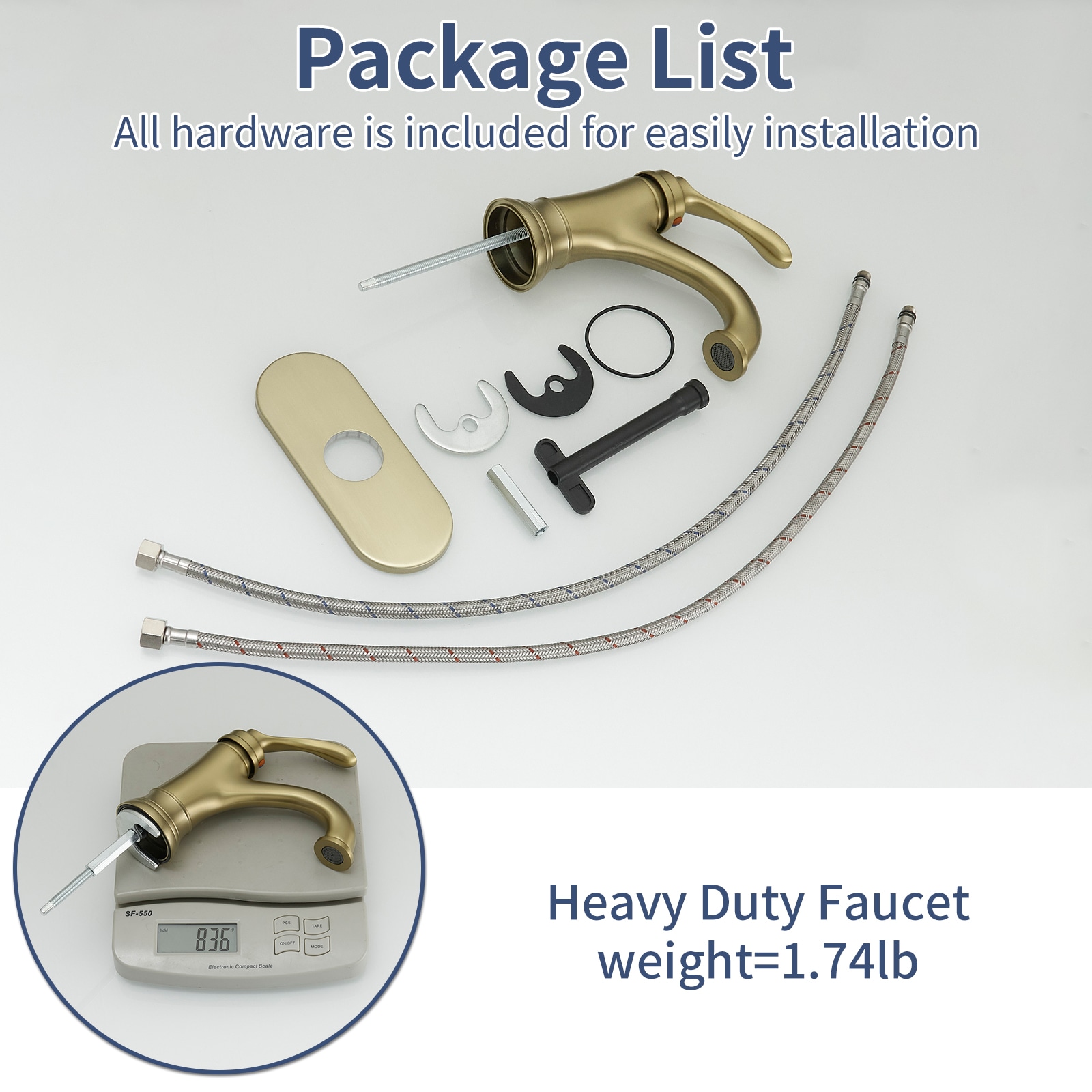 BWE A-99008-BG Lavatory-Faucets - View #7