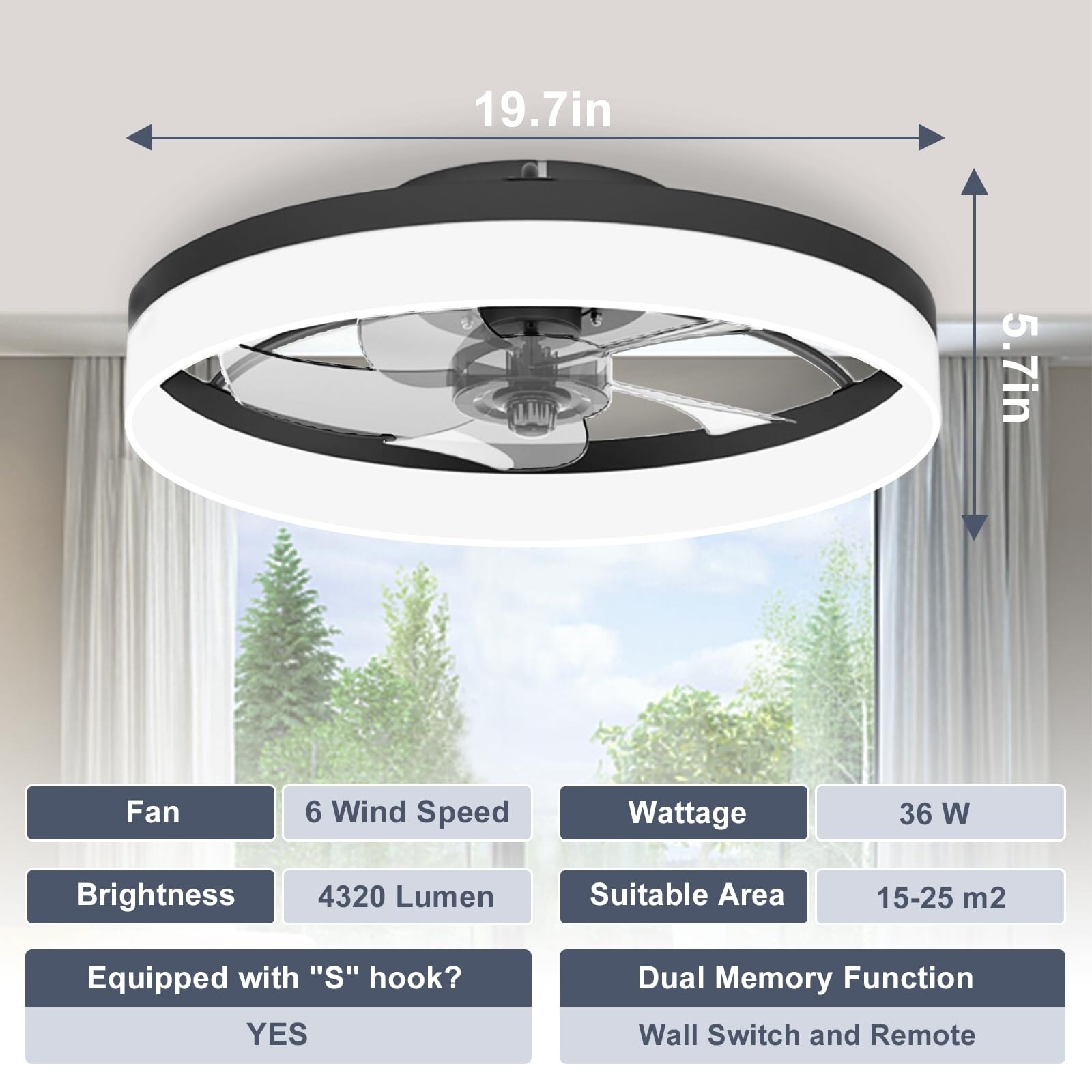 Lukvuzo LLU1427E46 Ceiling-Fans - View #7
