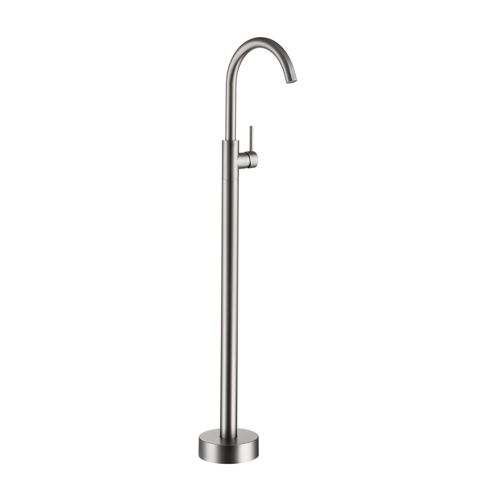 Clihome SMD-18033GG Gray 1-handle Freestanding Swivel Bathtub Faucet