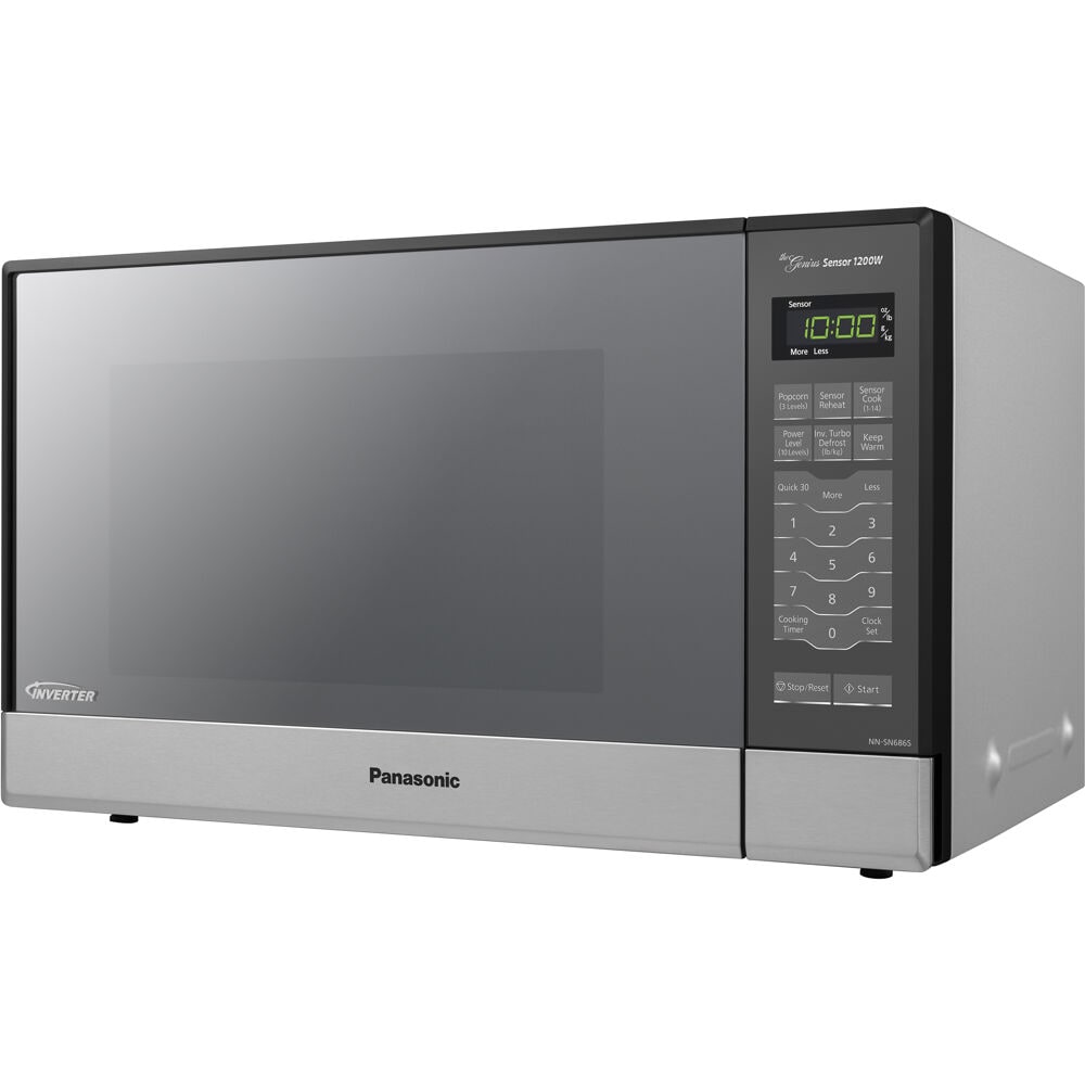 生活家電 掃除機 Panasonic 1.2-cu ft 1200-Watt Countertop Microwave (Stainless 