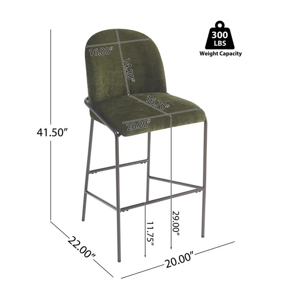 Coolbibila XAVIER-STOOLS-GREEN stools - View #3