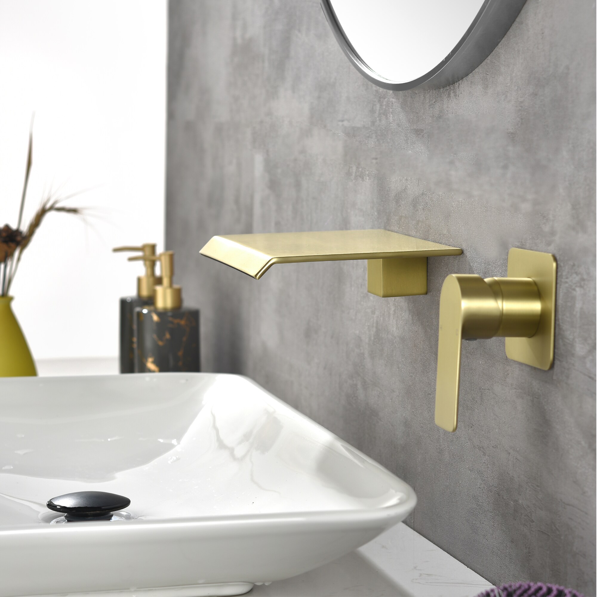 WELLFOR SMG-2416BG Roman-Tub-Faucets - View #4