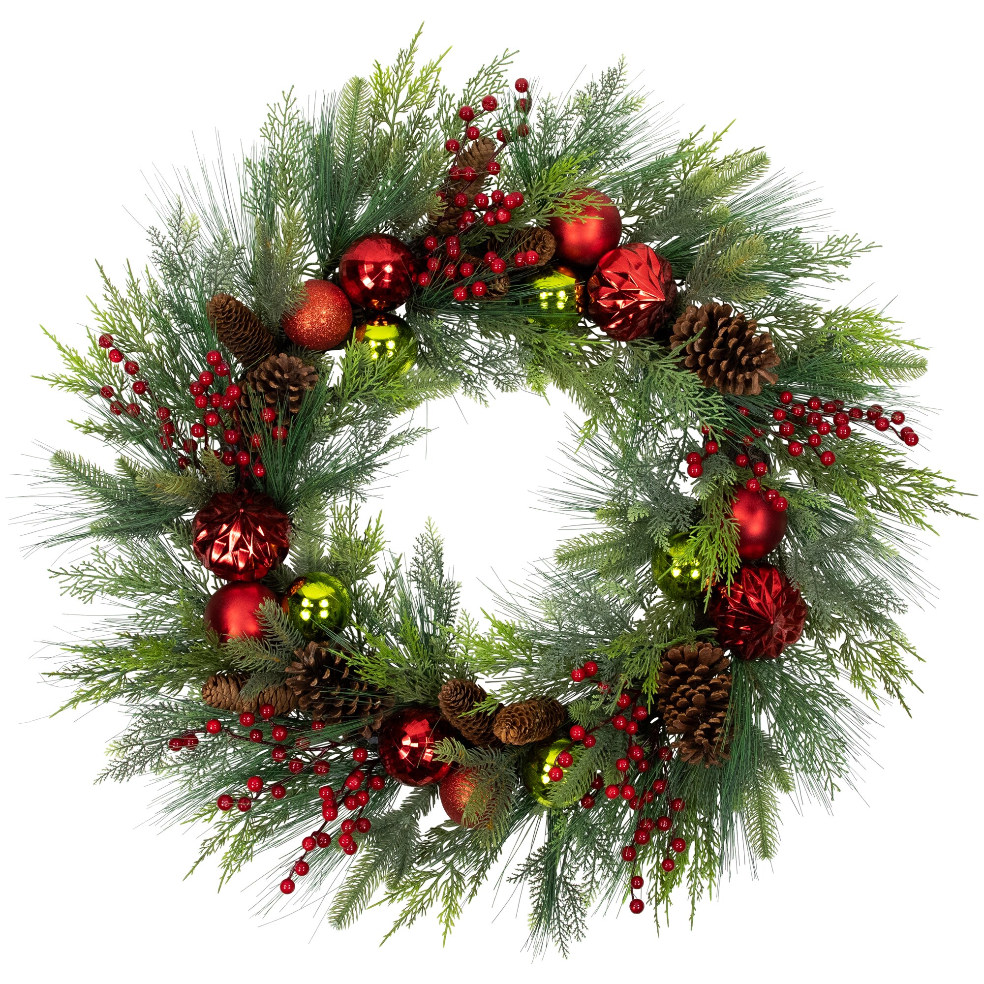 Northlight 35719746 36-in Indoor Green Pine Artificial Christmas Wreath