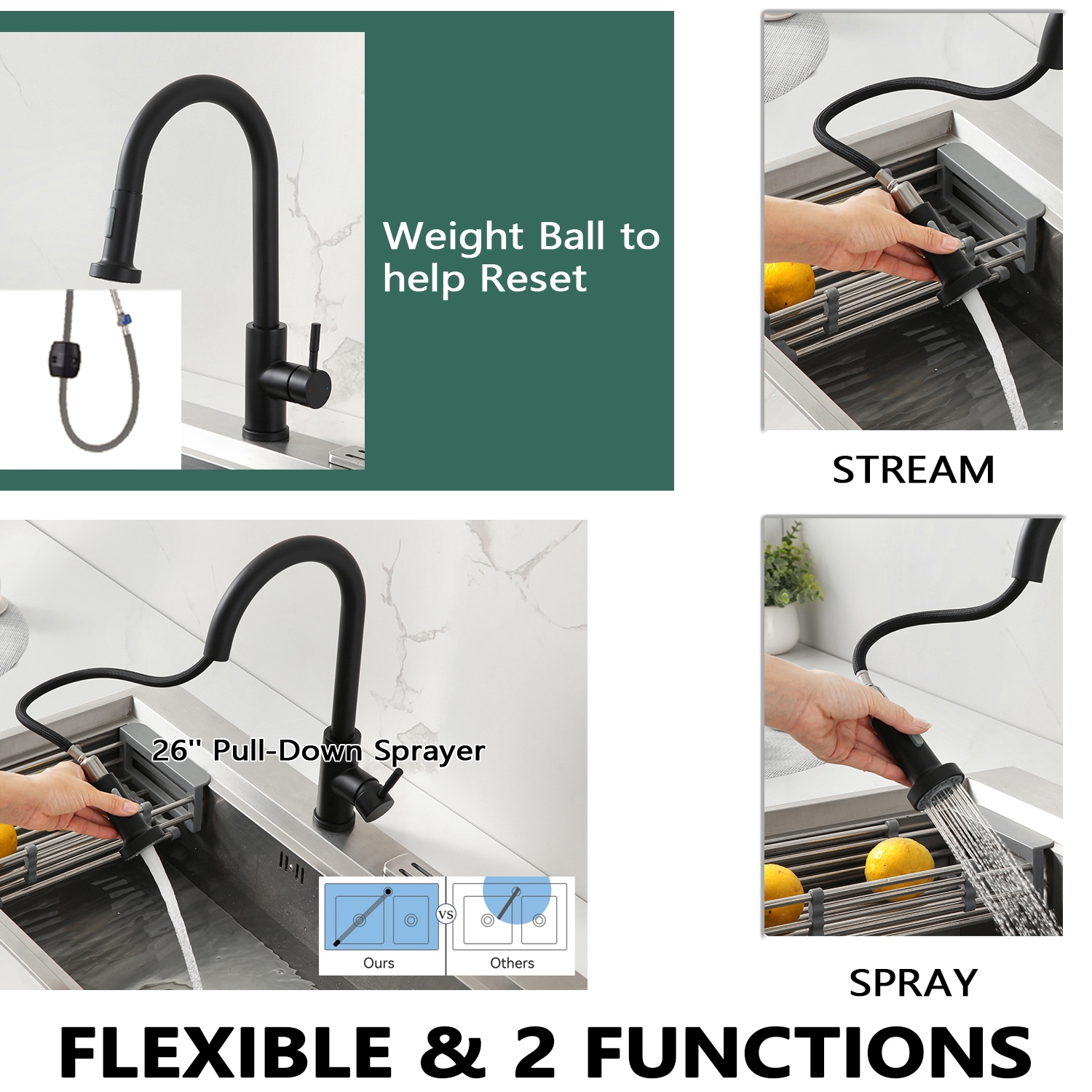 Maincraft 026HK80MB Kitchen-Faucets - View #13
