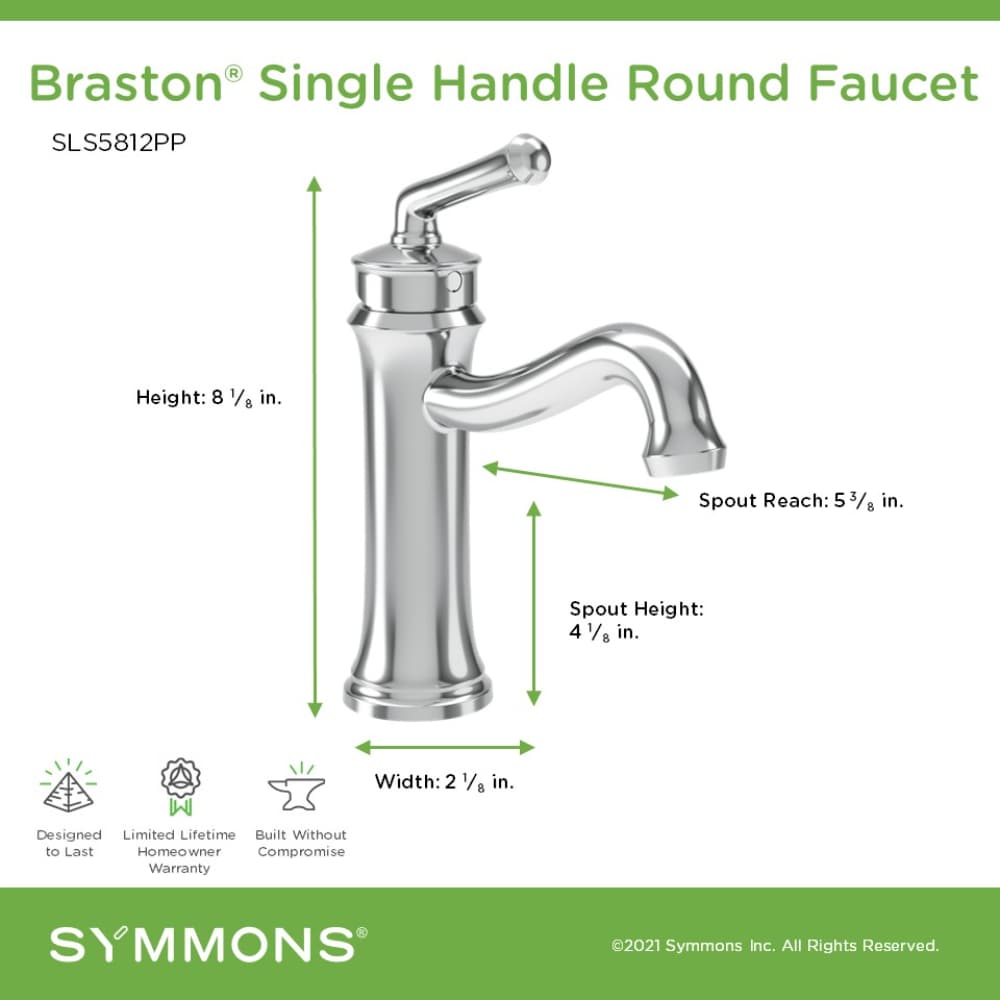 Symmons SLS5812PP Lavatory-Faucets - View #3
