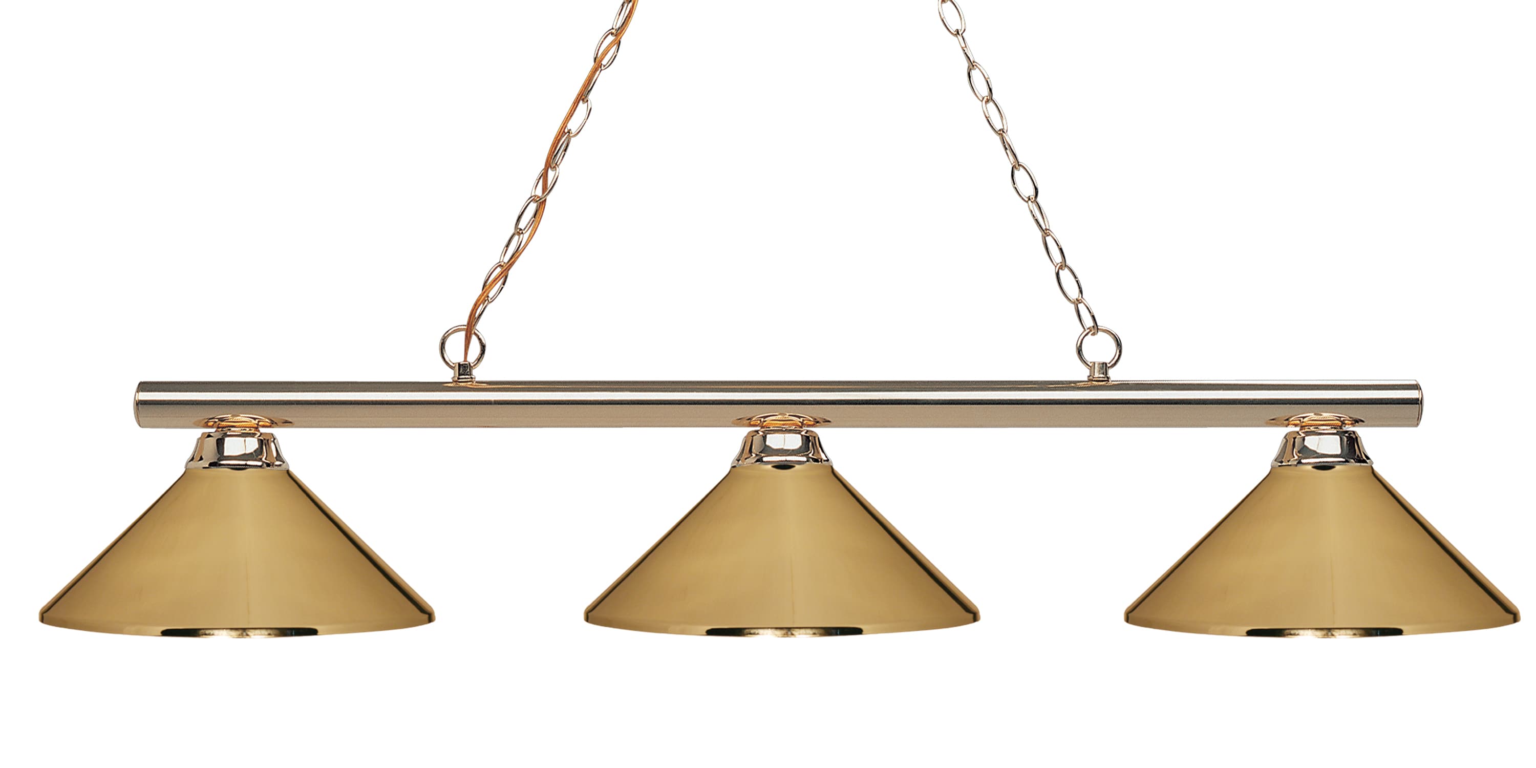 brass billiard light