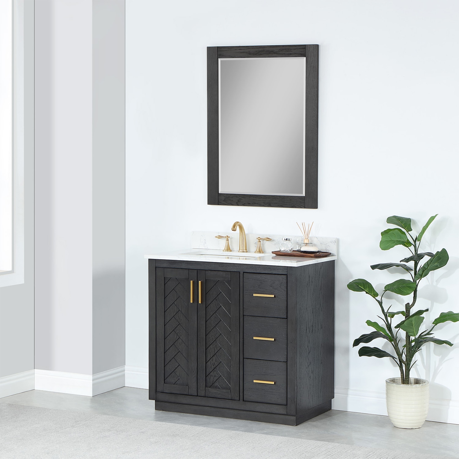 Altair 543036-BN-GW Bath-Vanity-Combo - View #6