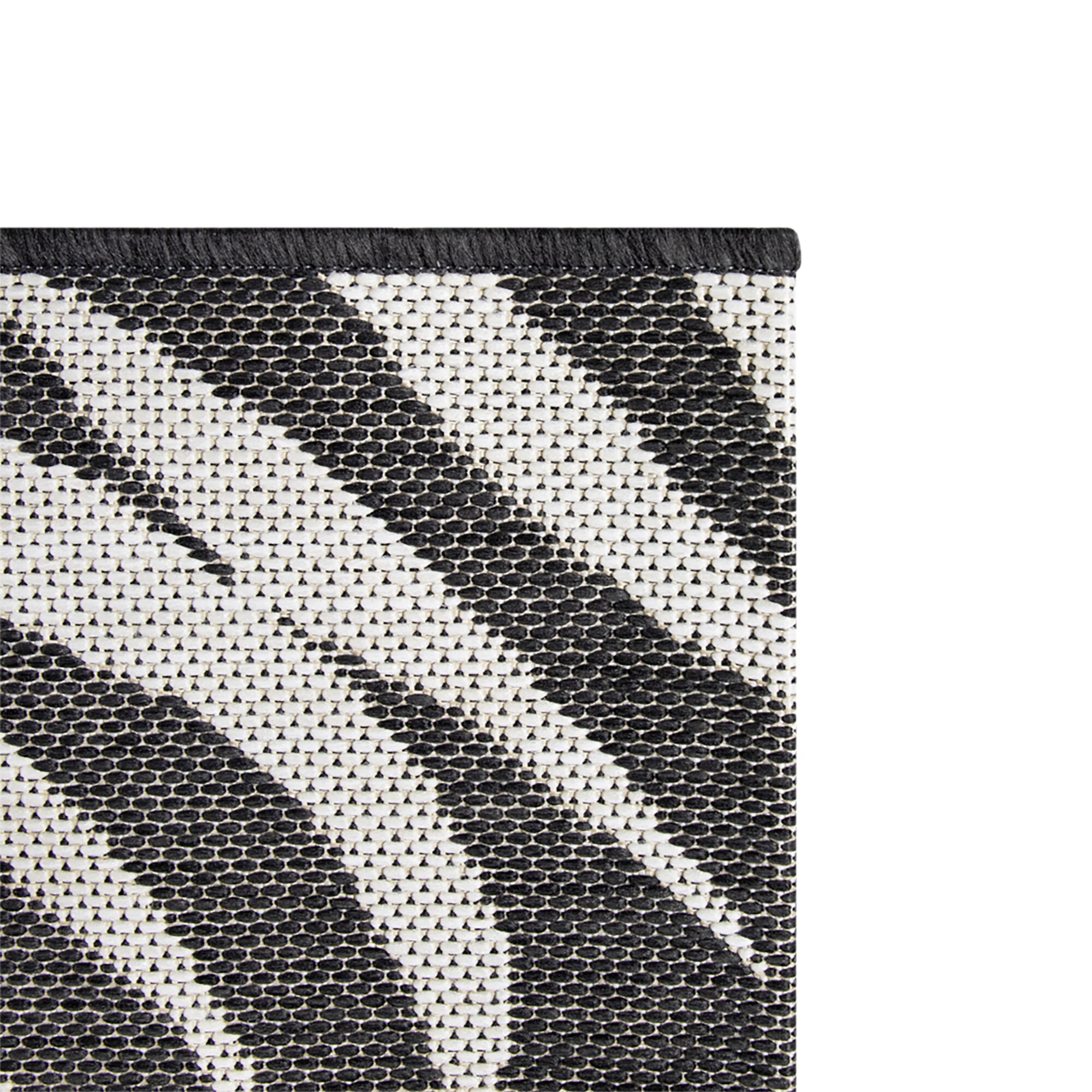 Balta 5 X 7 (ft) Black Indoor/Outdoor Floral/Botanical Area Rug 3004168 ...