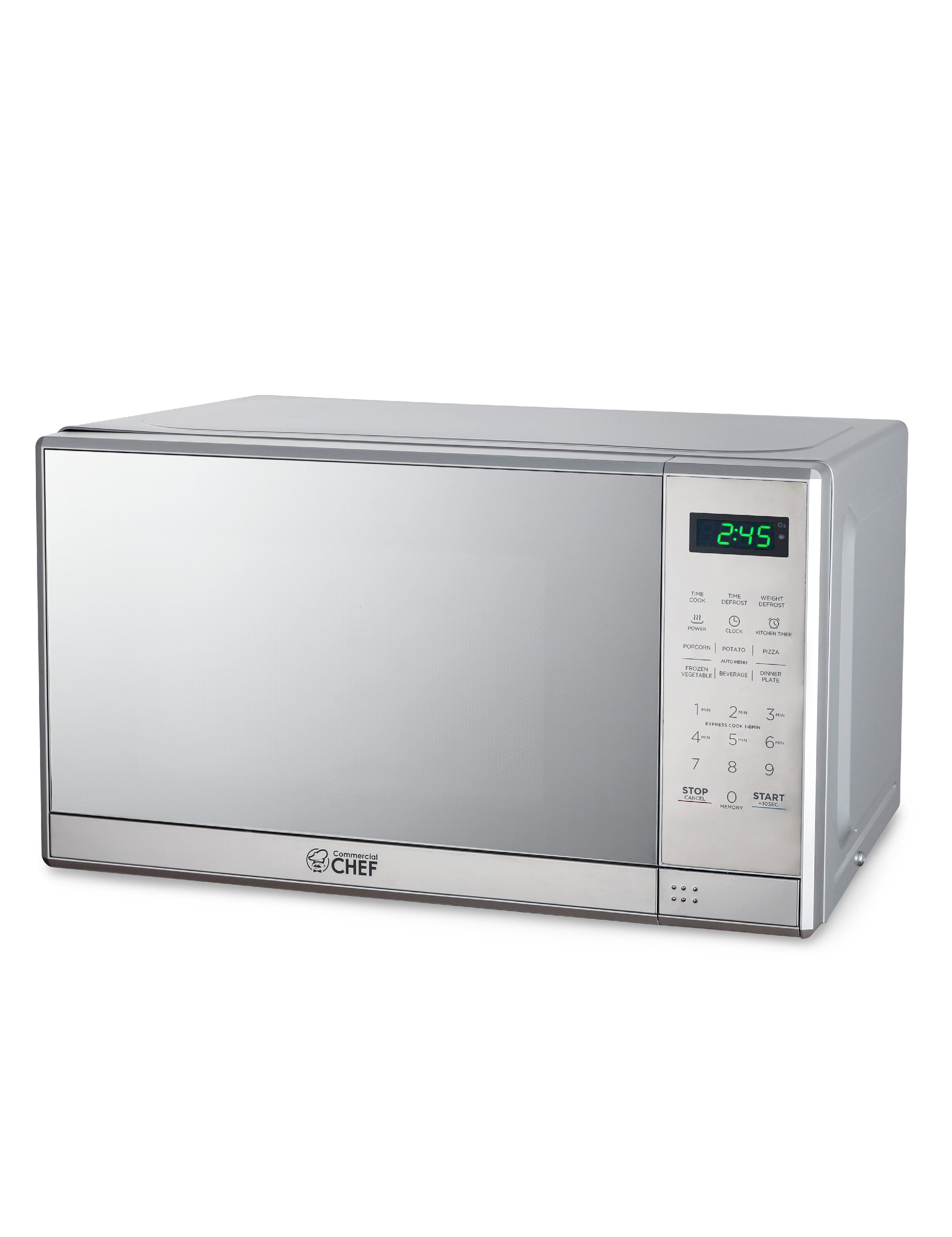 Commercial Chef 0.7-cu ft 700-Watt Countertop Microwave (Painting) in the  Countertop Microwaves department at