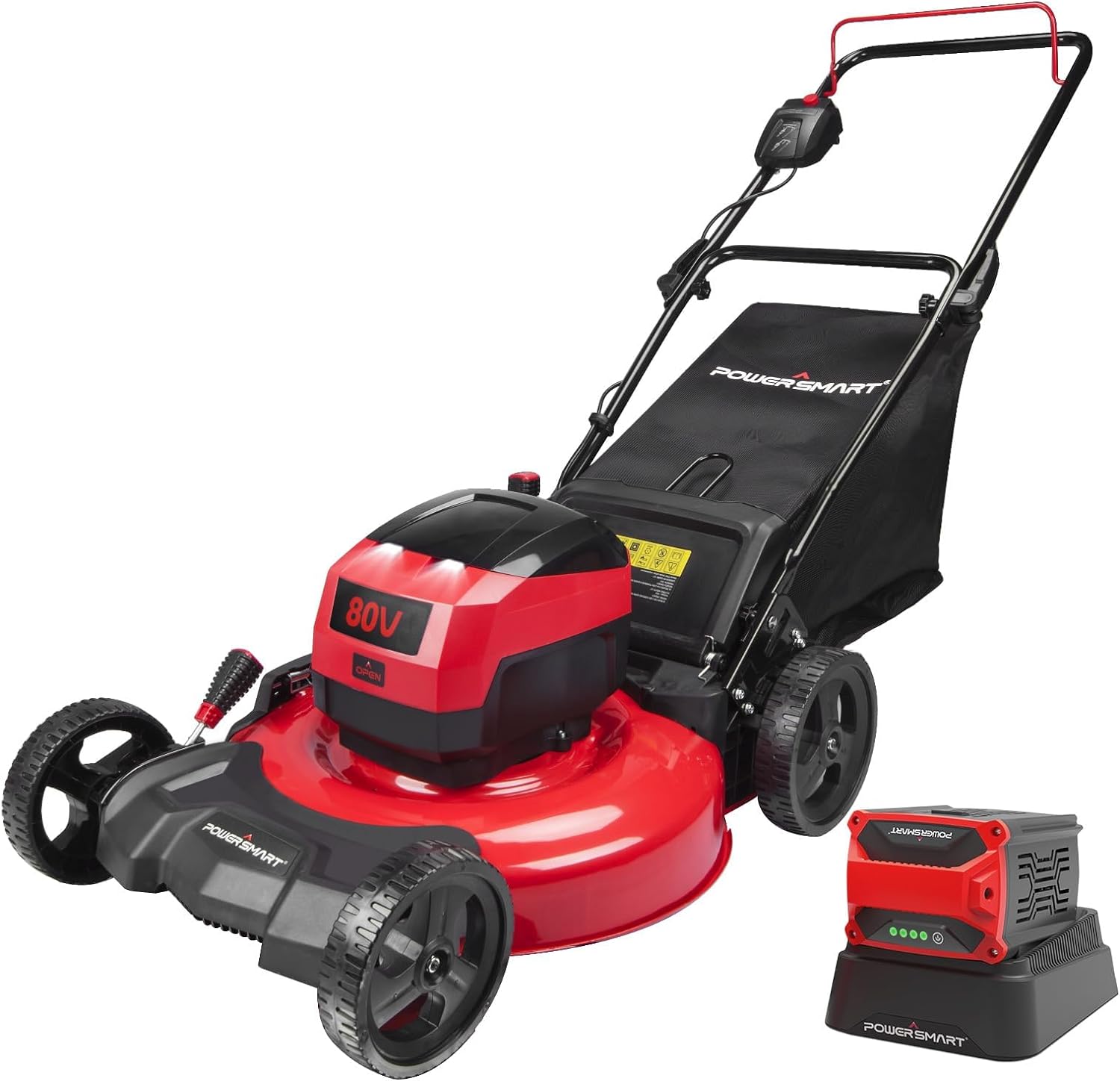 PowerSmart 80-volt 21-in Cordless Push Lawn Mower 6 Ah (1-Battery and Charger Included) DB2821 Sansujyuku sansujyuku.com