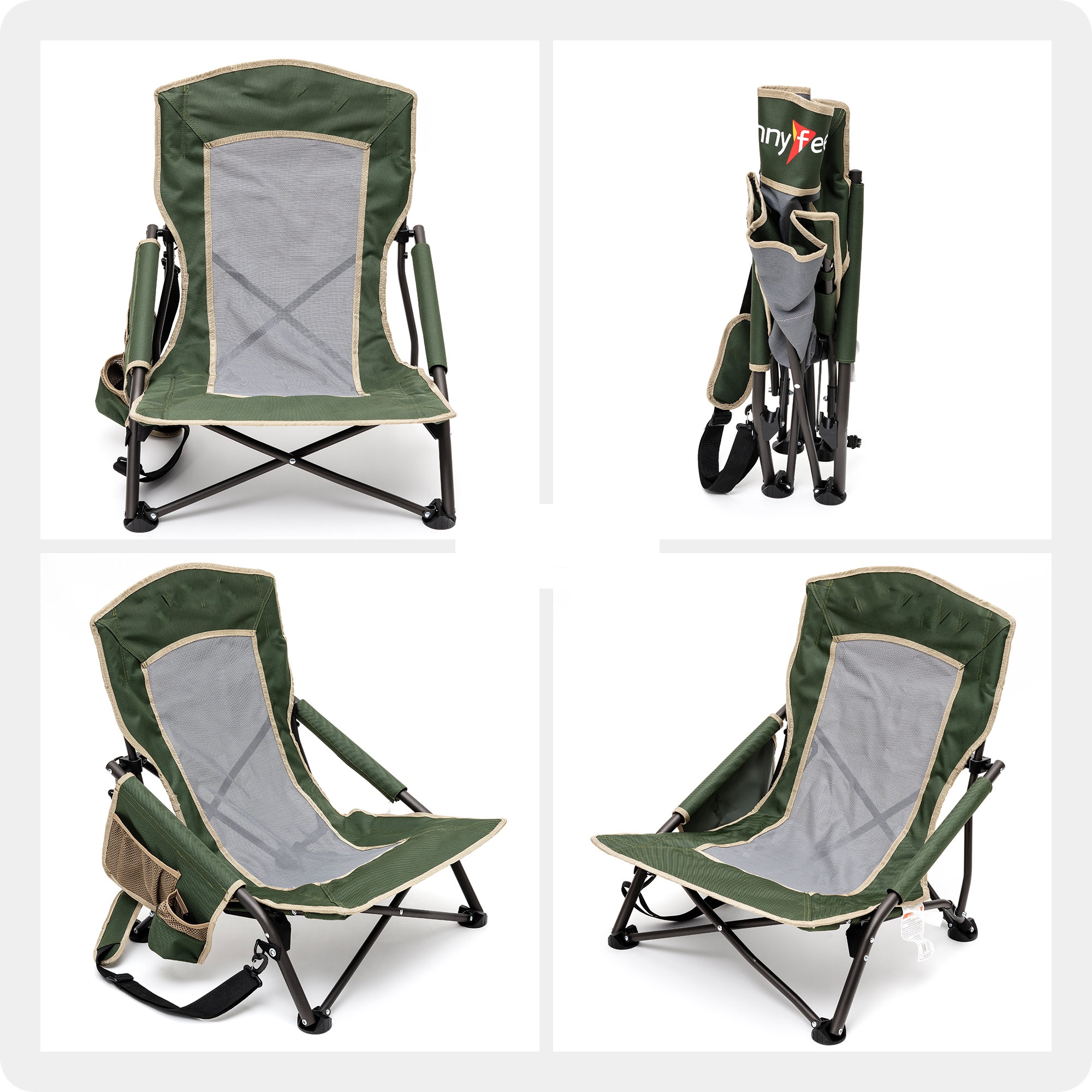 Mondawe MO-CCAC2417GGN1 Beach-Camping-Chairs - View #5
