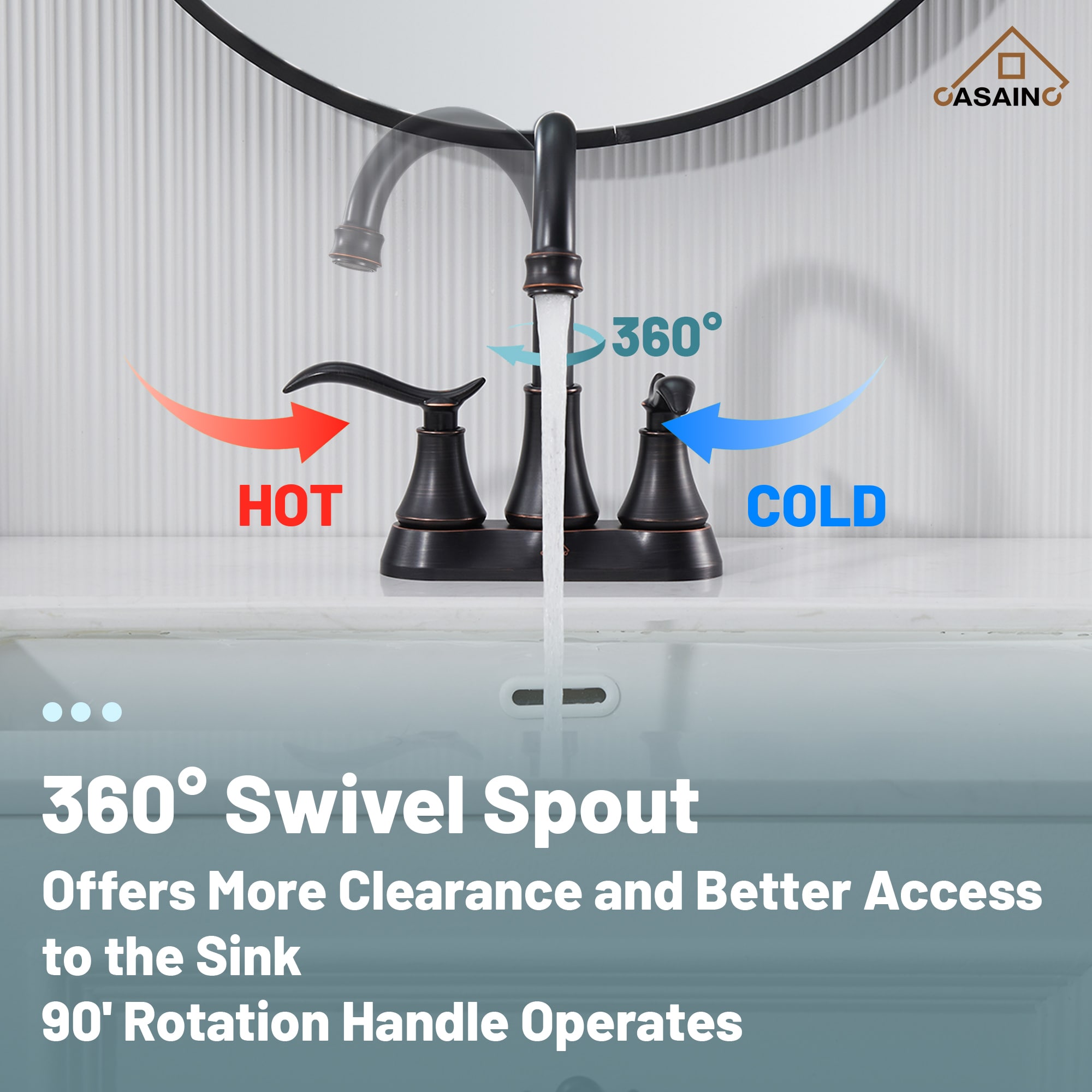 CASAINC CALTC15ORB Lavatory-Faucets - View #7