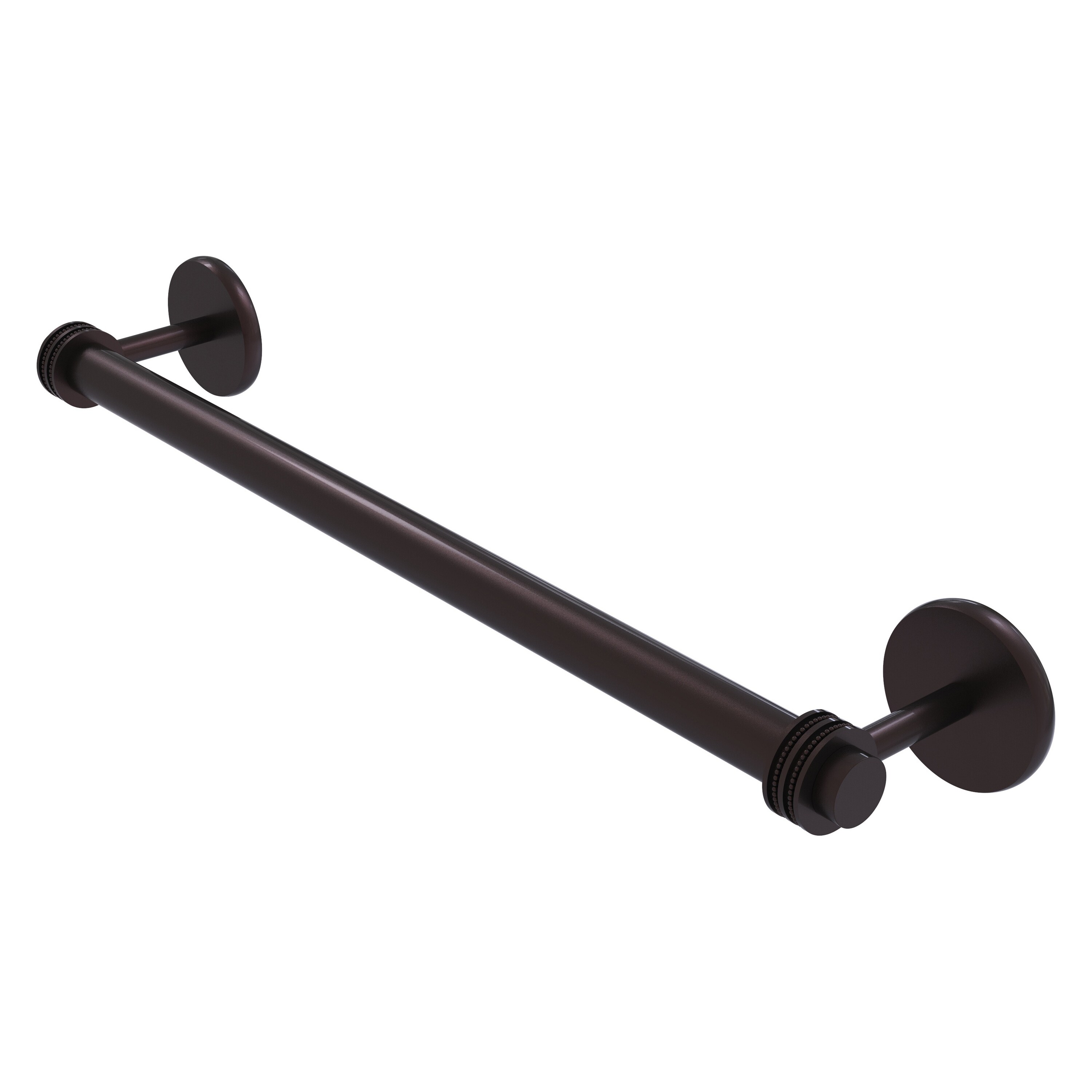 Allied Brass 7251D/36-ABZ Satellite Orbit Two 36-in Antique Bronze Wall mount Single Towel Bar