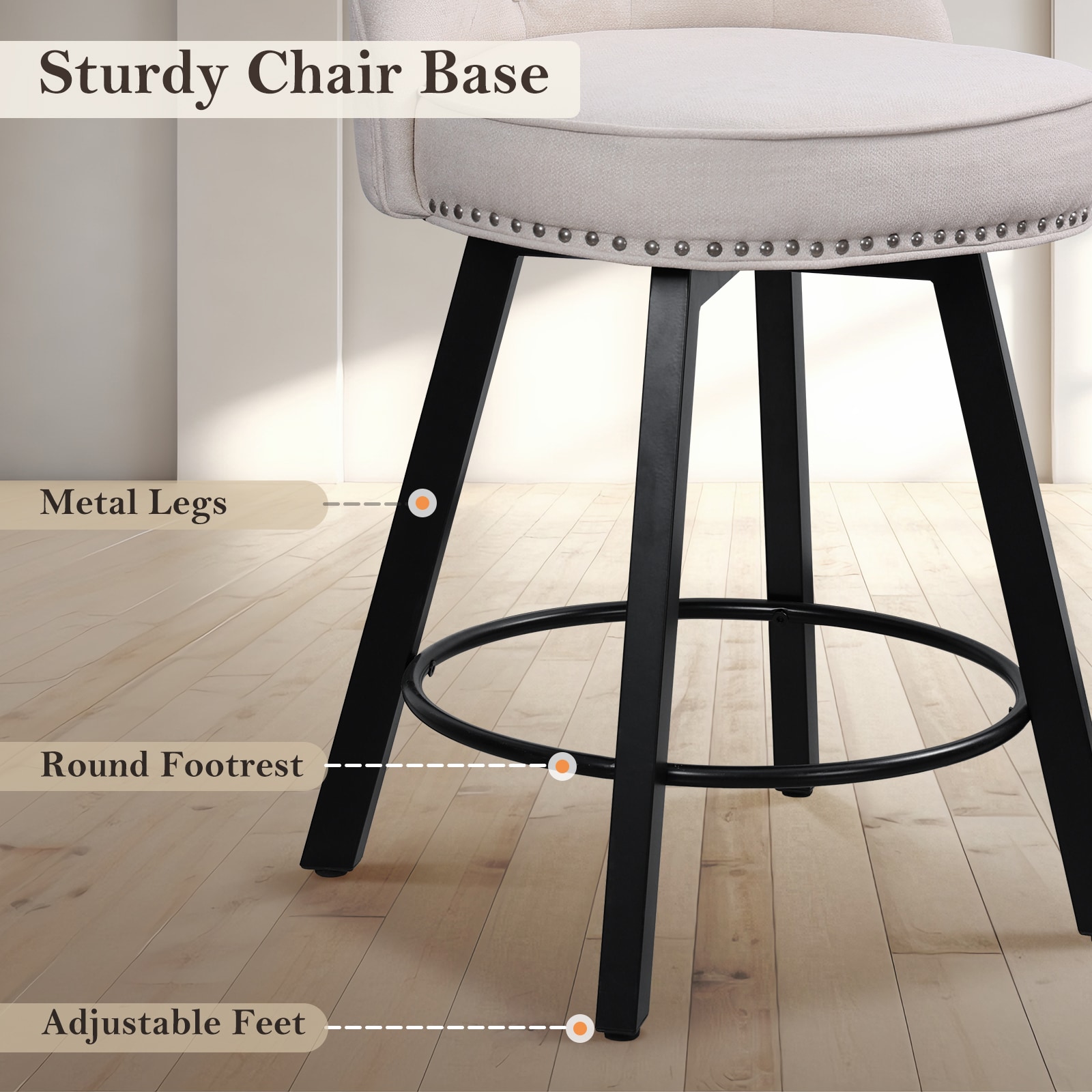 NOBLEMOOD LS-1033BGF-1 stools - View #2