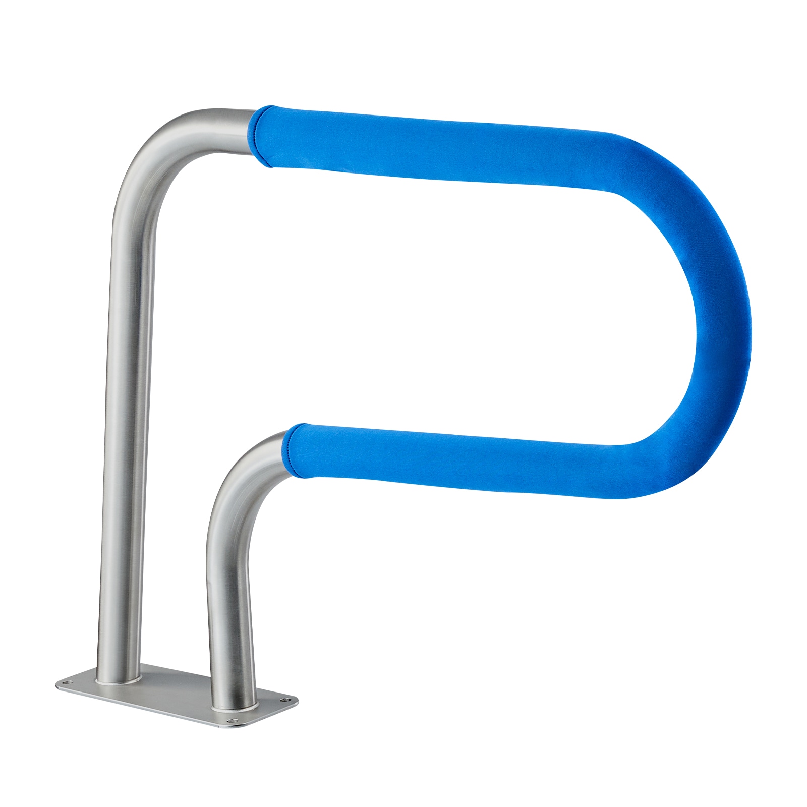 VEVOR Pool Rail 31 x 22 inch Pool Handrail 220 lbs Load Capacity Heavy Duty 304 Stainless Steel Swimming Handrail Detachable Nonslip Sleeve Rich Accessories for Poolside Water Parks Spa Centers