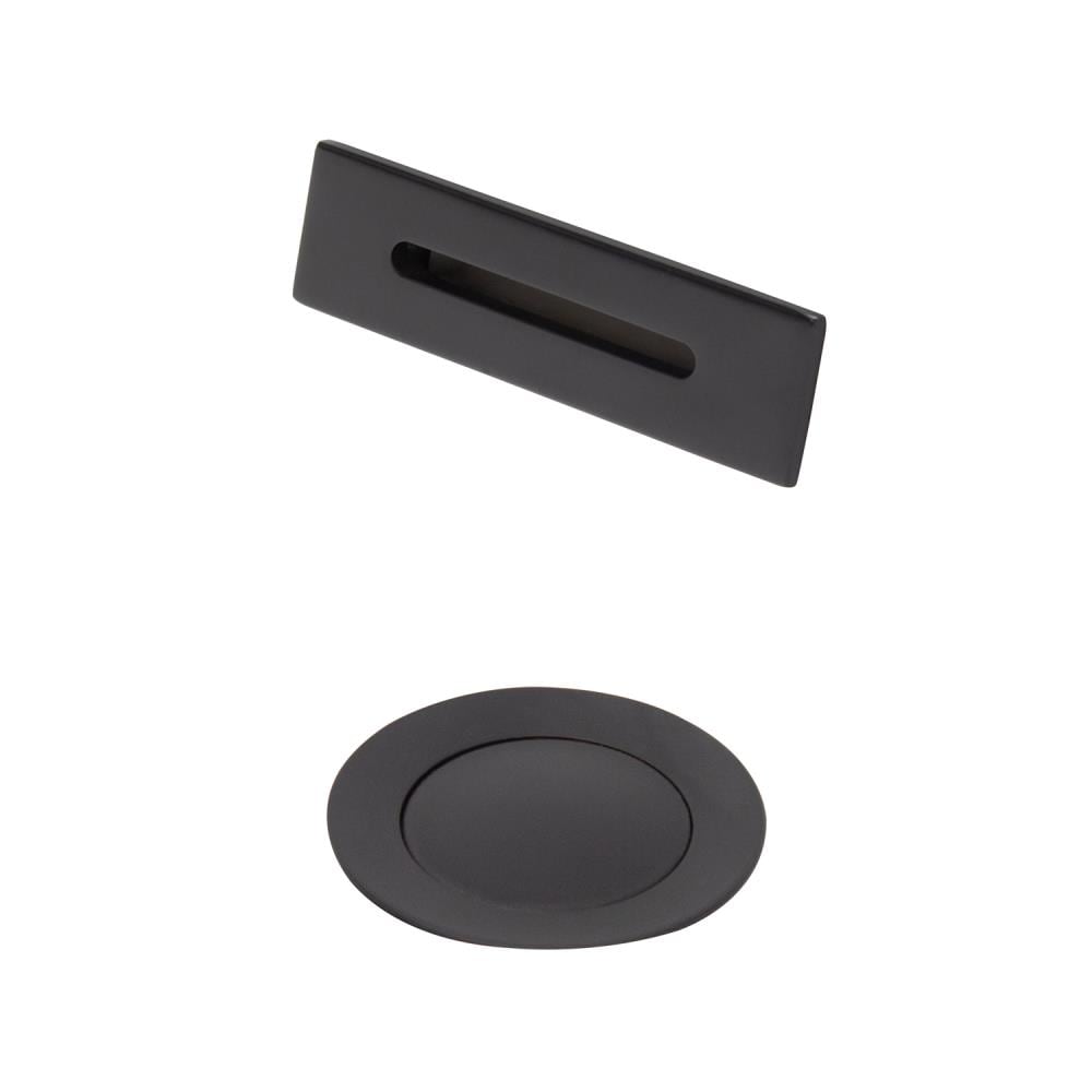 Wyndham Collection WCOBTTRIMUNISQMB 2-1/2-in Matte Black Pop-up drain Drain