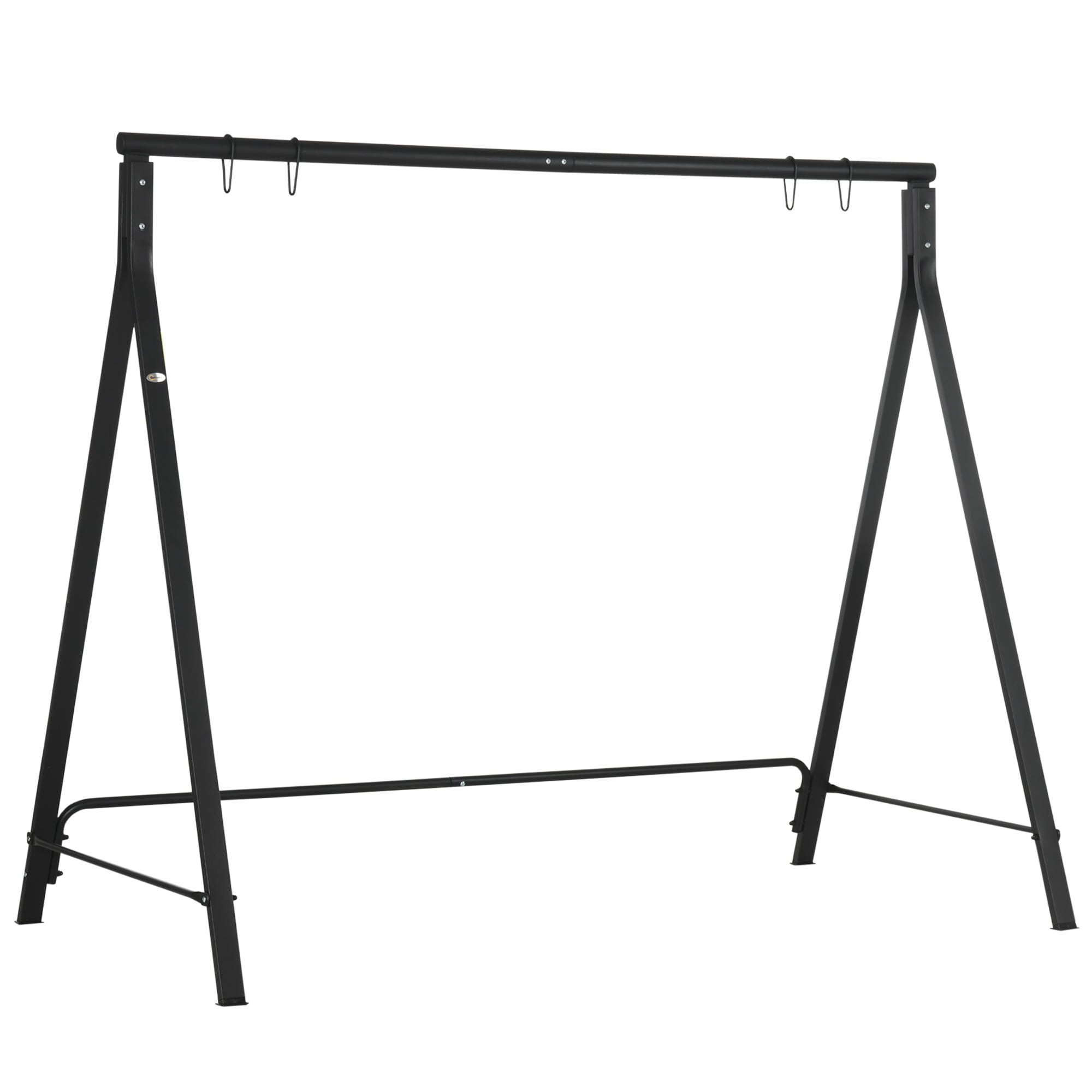 LIVIZA GAGP174125 3 -person Black Outdoor Swing