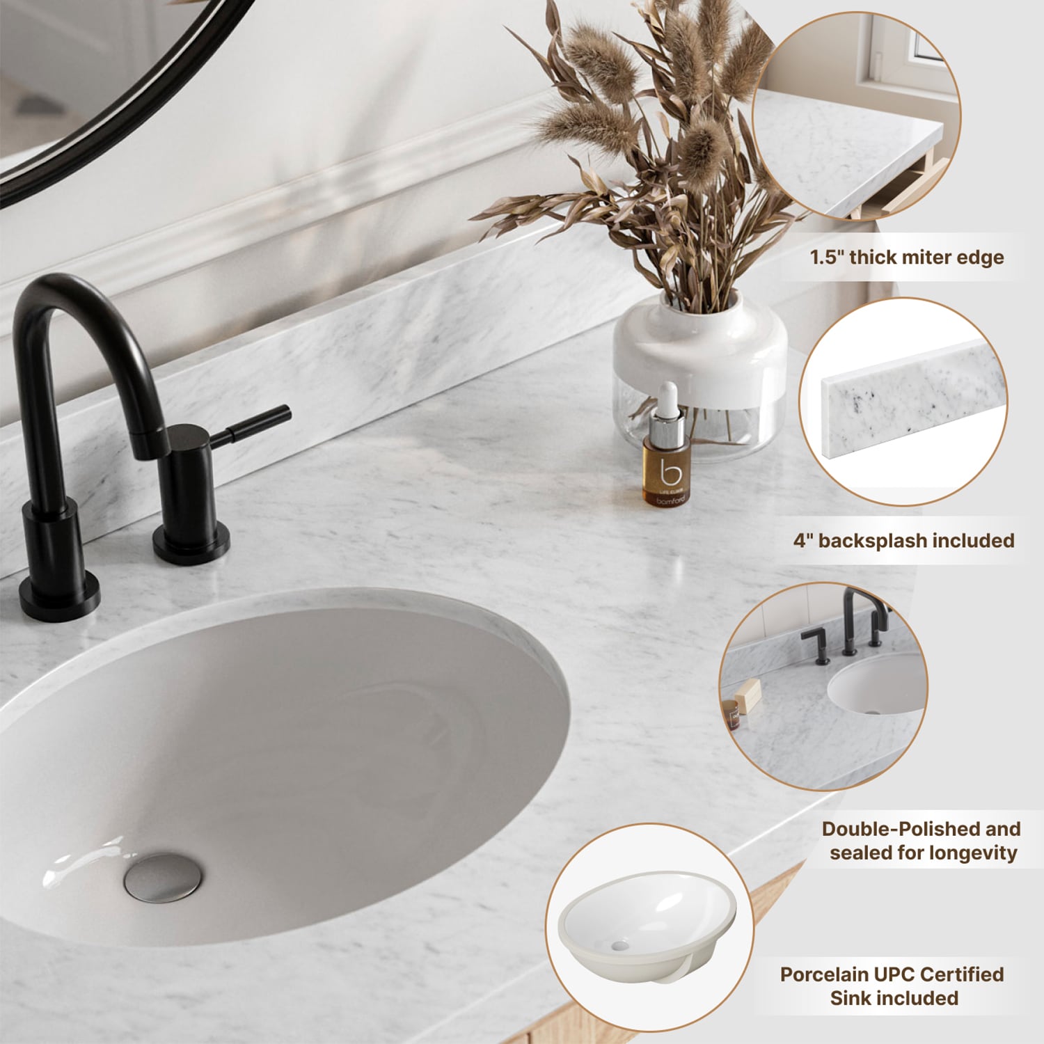 ARIEL F043SCWOVOGRY Bath-Vanity-Combo - View #6