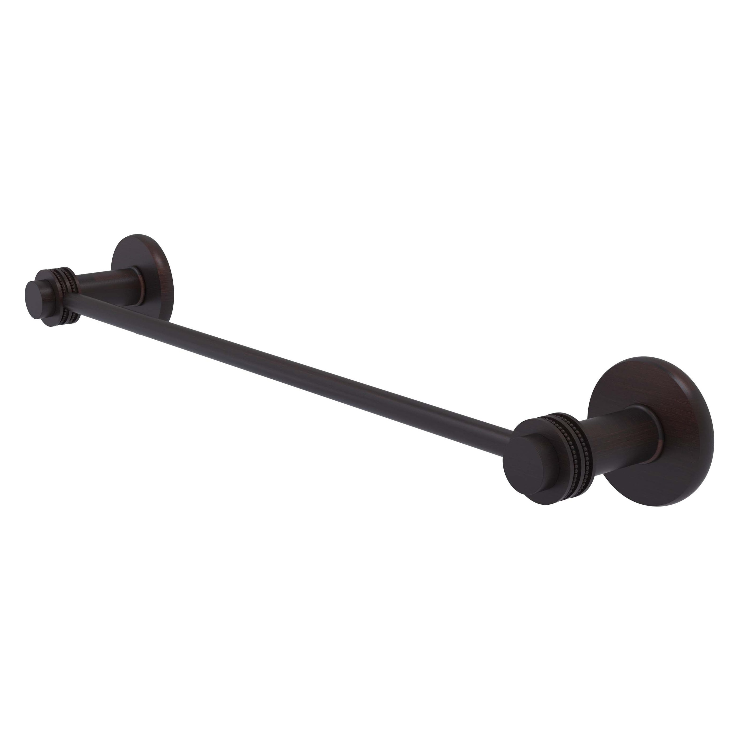 Allied Brass 931D/18-VB Mercury 18-in Venetian Bronze Wall mount Single Towel Bar