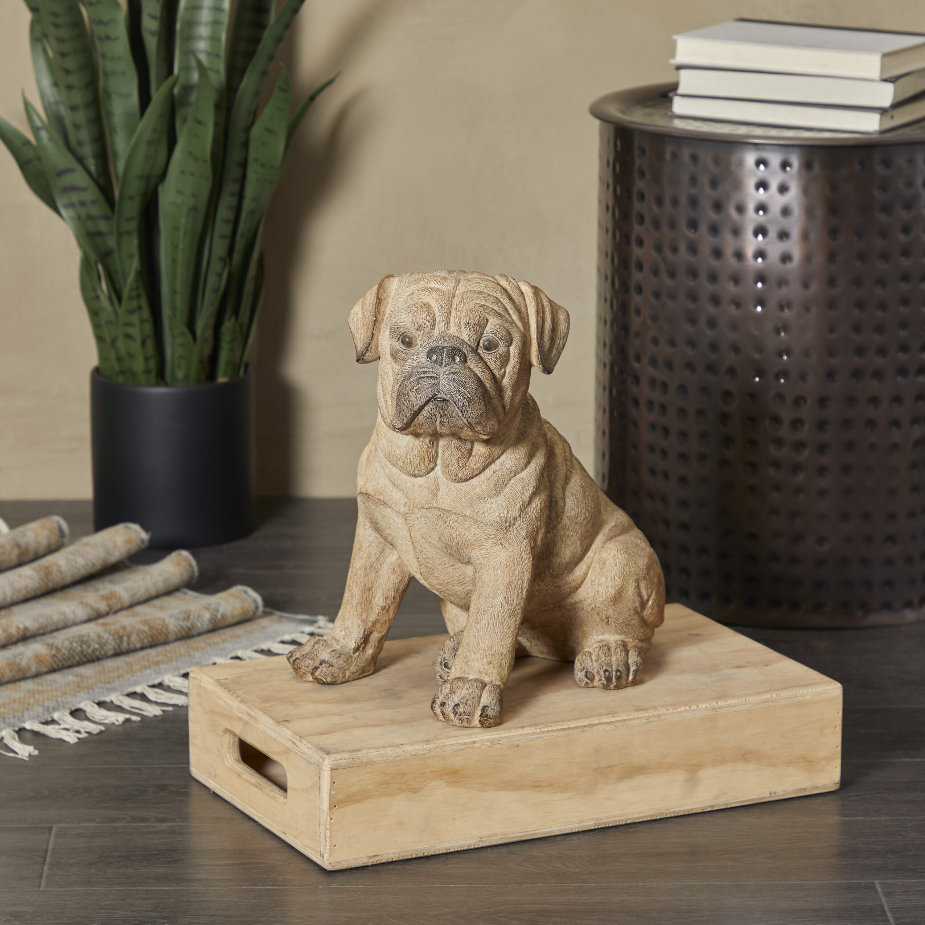 Grayson Lane 30400 Brown Stone Eclectic Sculpture