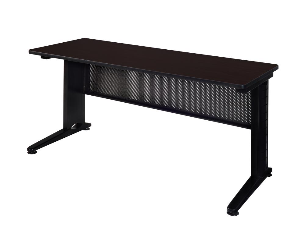 Regency MFTT7224MW Fusion Brown 4-Person Training Table (72-in W x 29-in H)