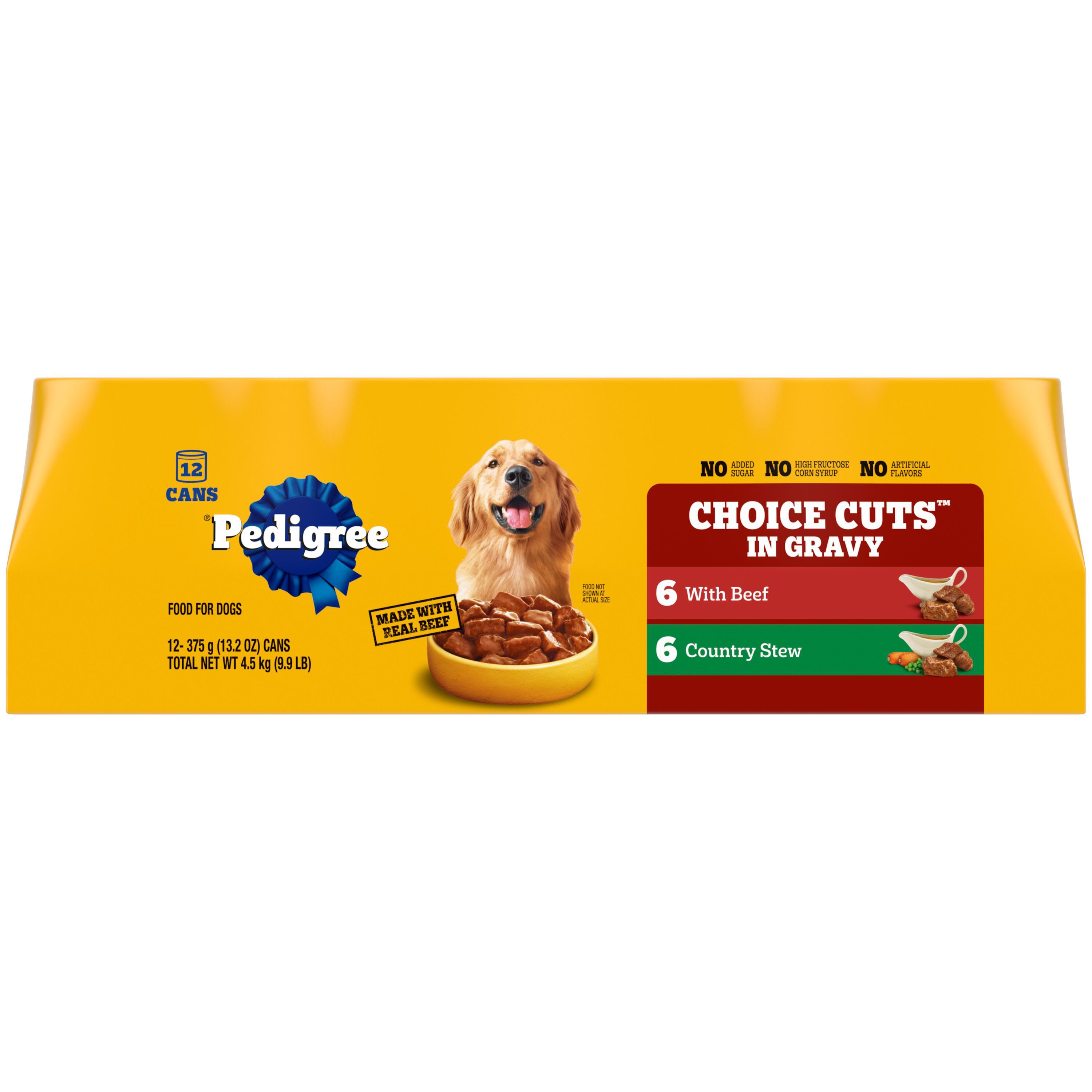 Pedigree Adult Beef Variety pack Dog Food 11.53-lb 12 -Pack