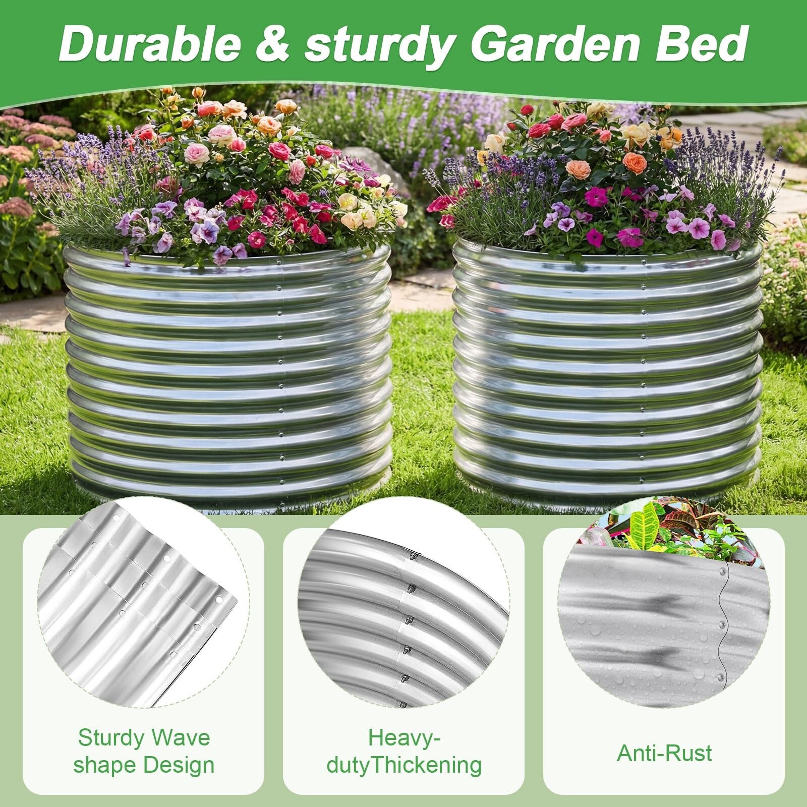 Adrinfly LAD0428I61 Raised-Planter-Boxes - View #5
