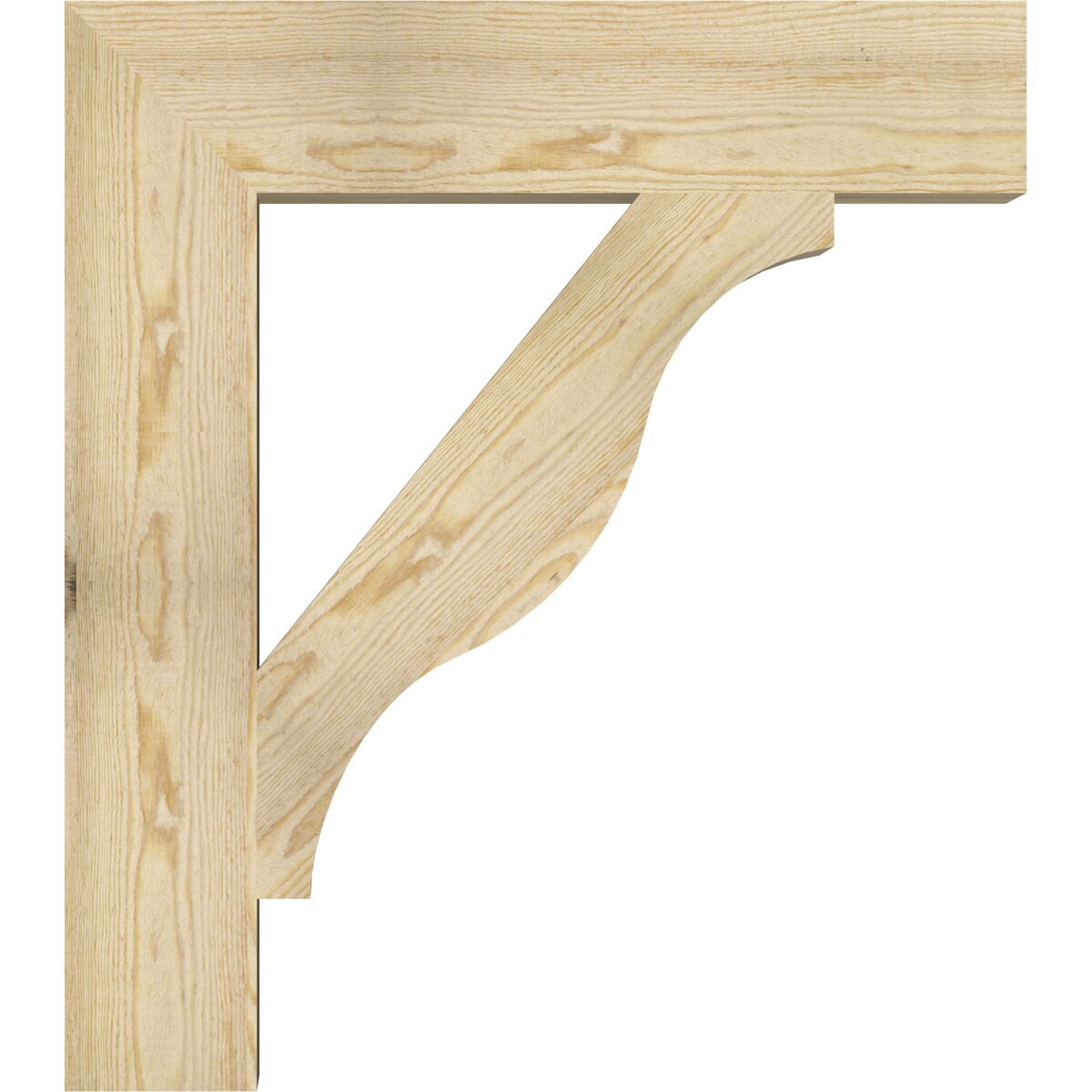 Ekena Millwork BKT06X30X34FST05RDF Exterior-Brackets-Braces - View #3